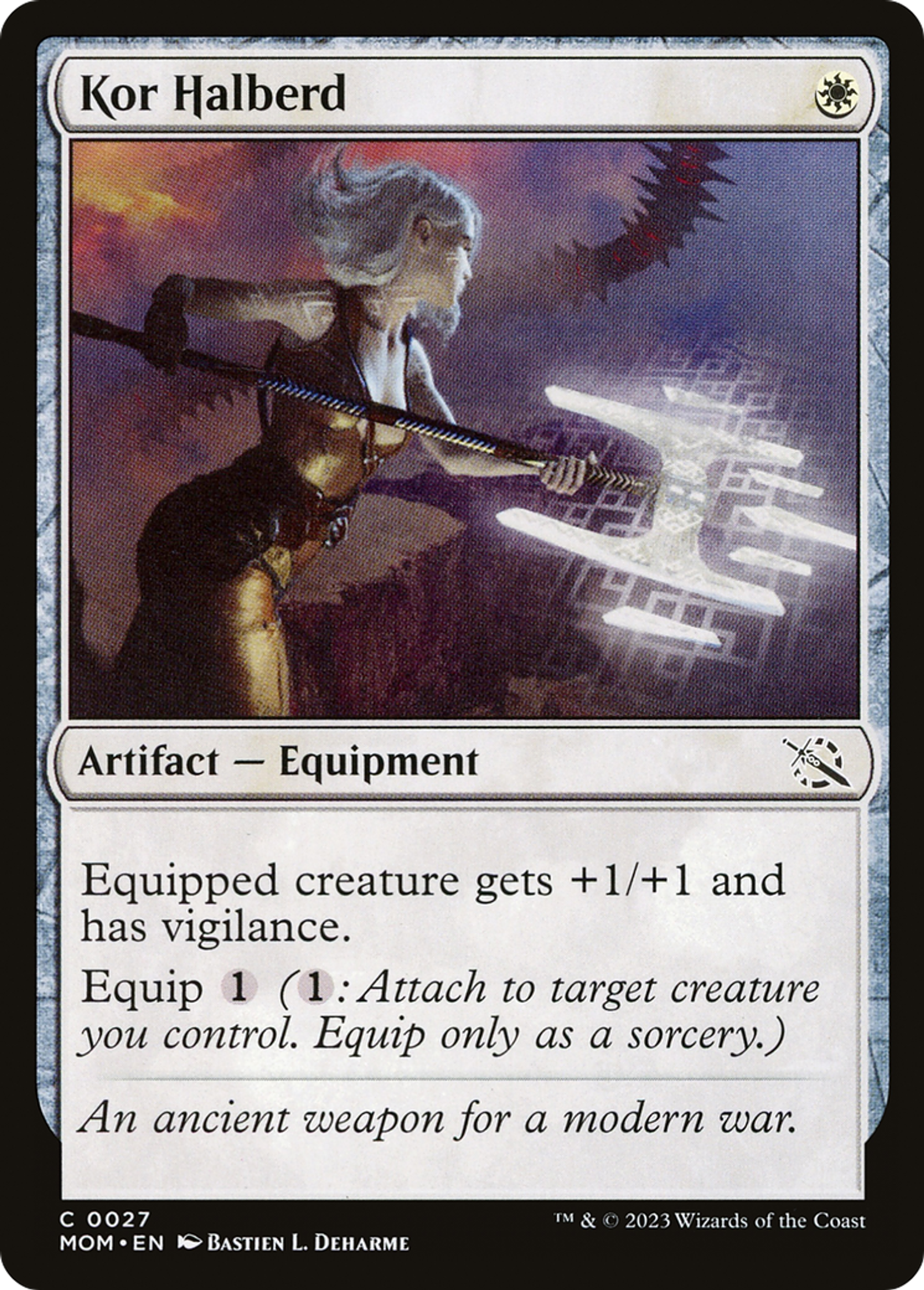 Kor Halberd — March of the Machine — Magic: The Gathering
