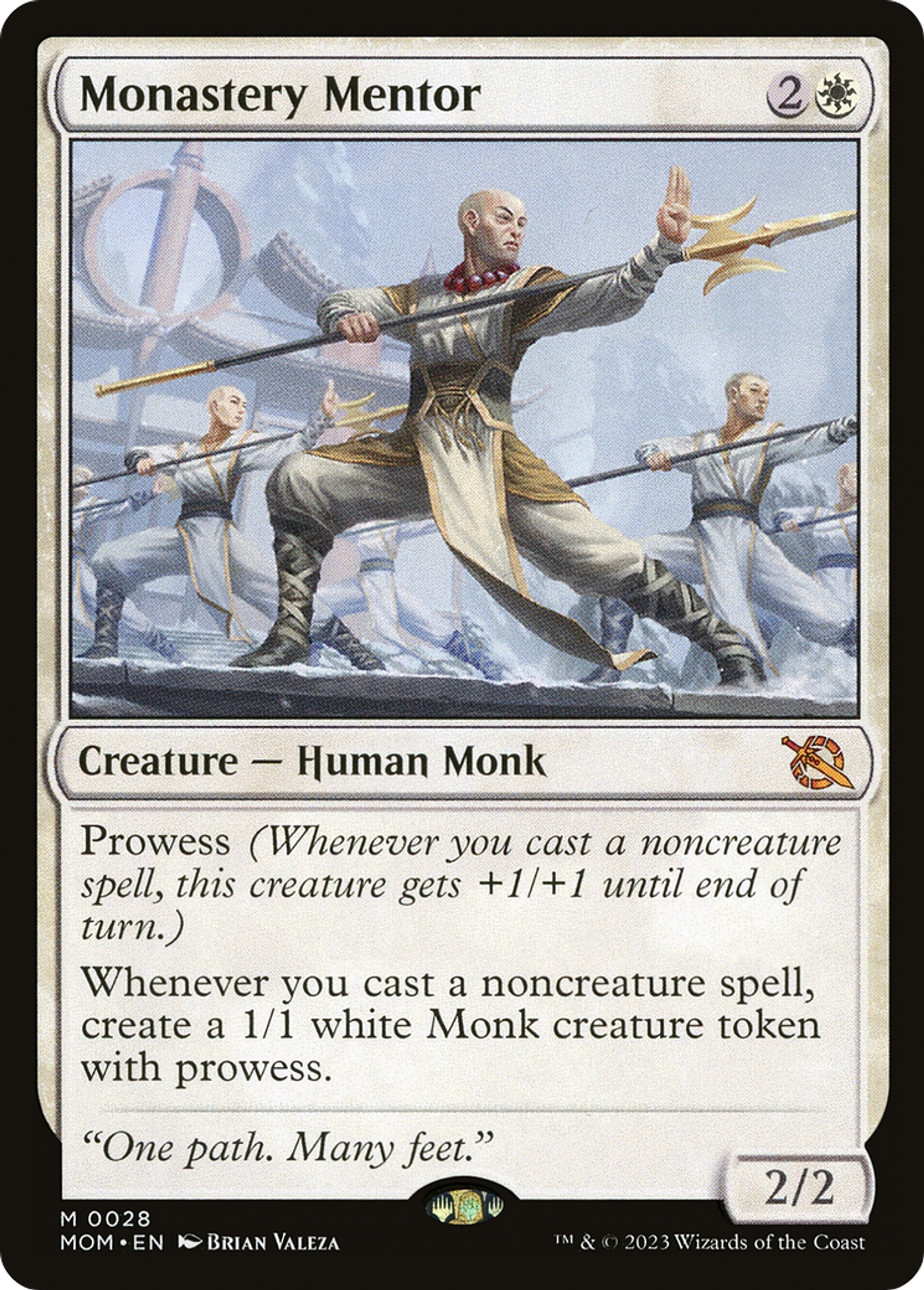 Mentor du monastère — March of the Machine — Magic: The Gathering