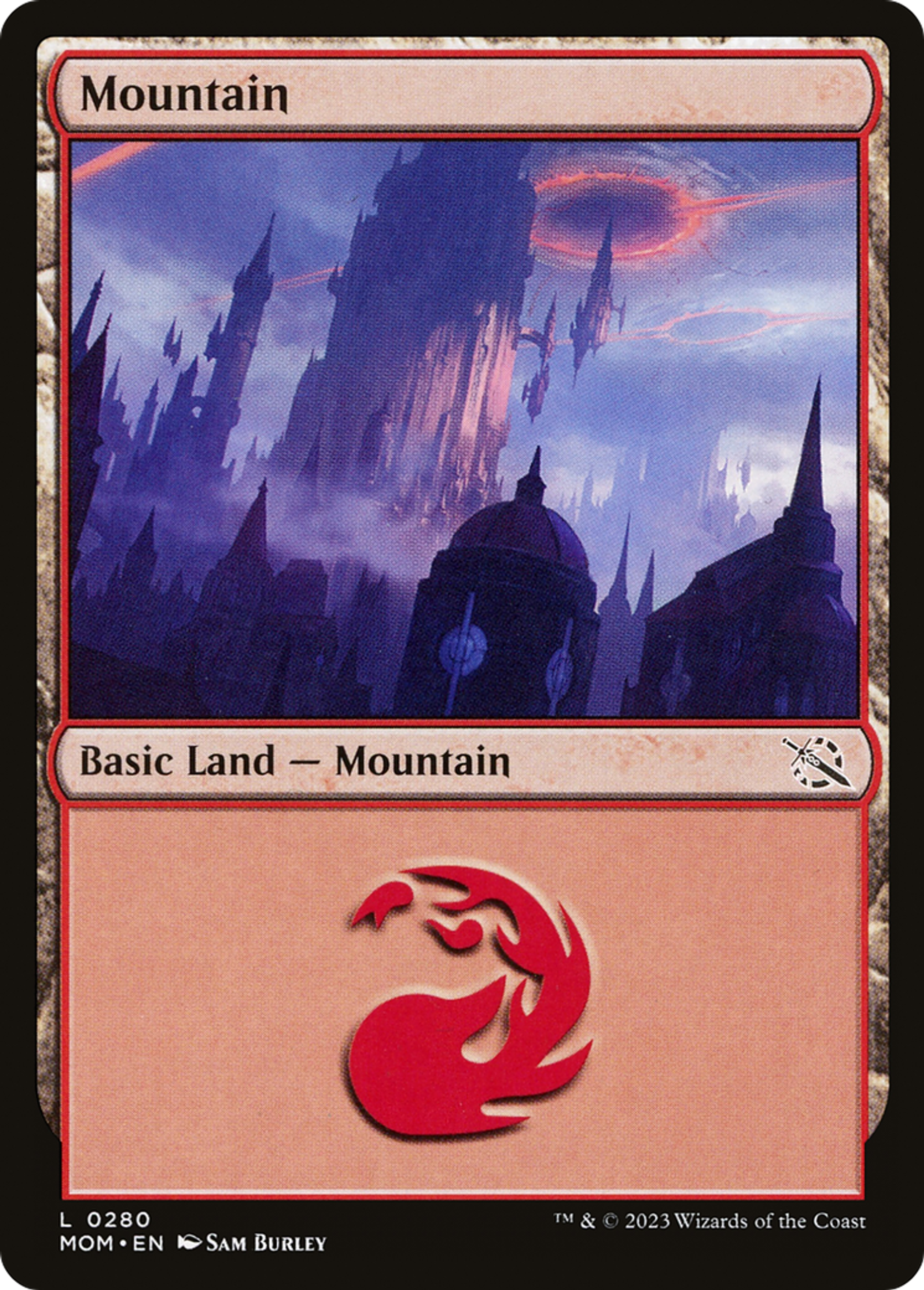 Mountain — March of the Machine — Magic: The Gathering