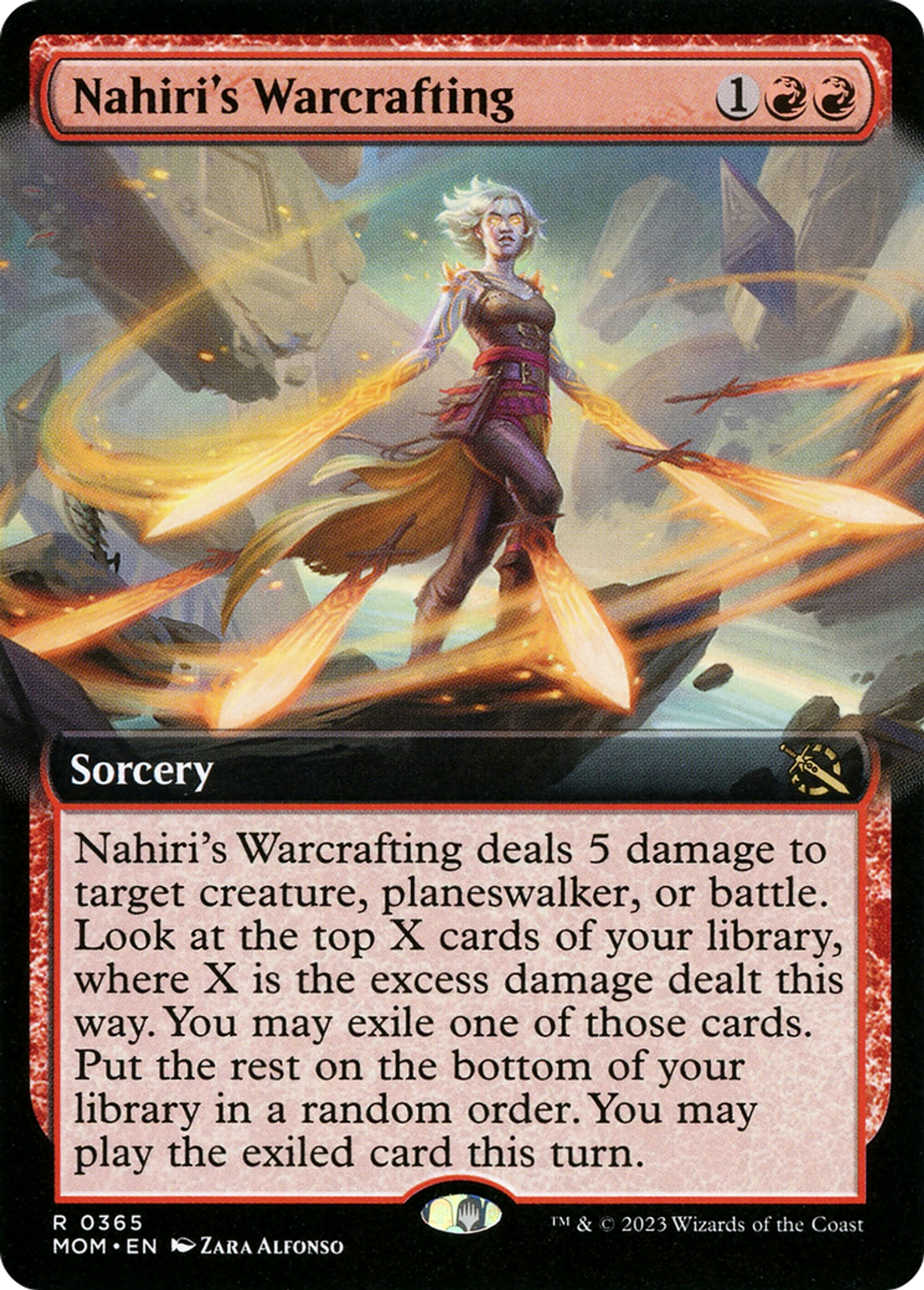 Art de la guerre de Nahiri — March of the Machine — Magic: The Gathering