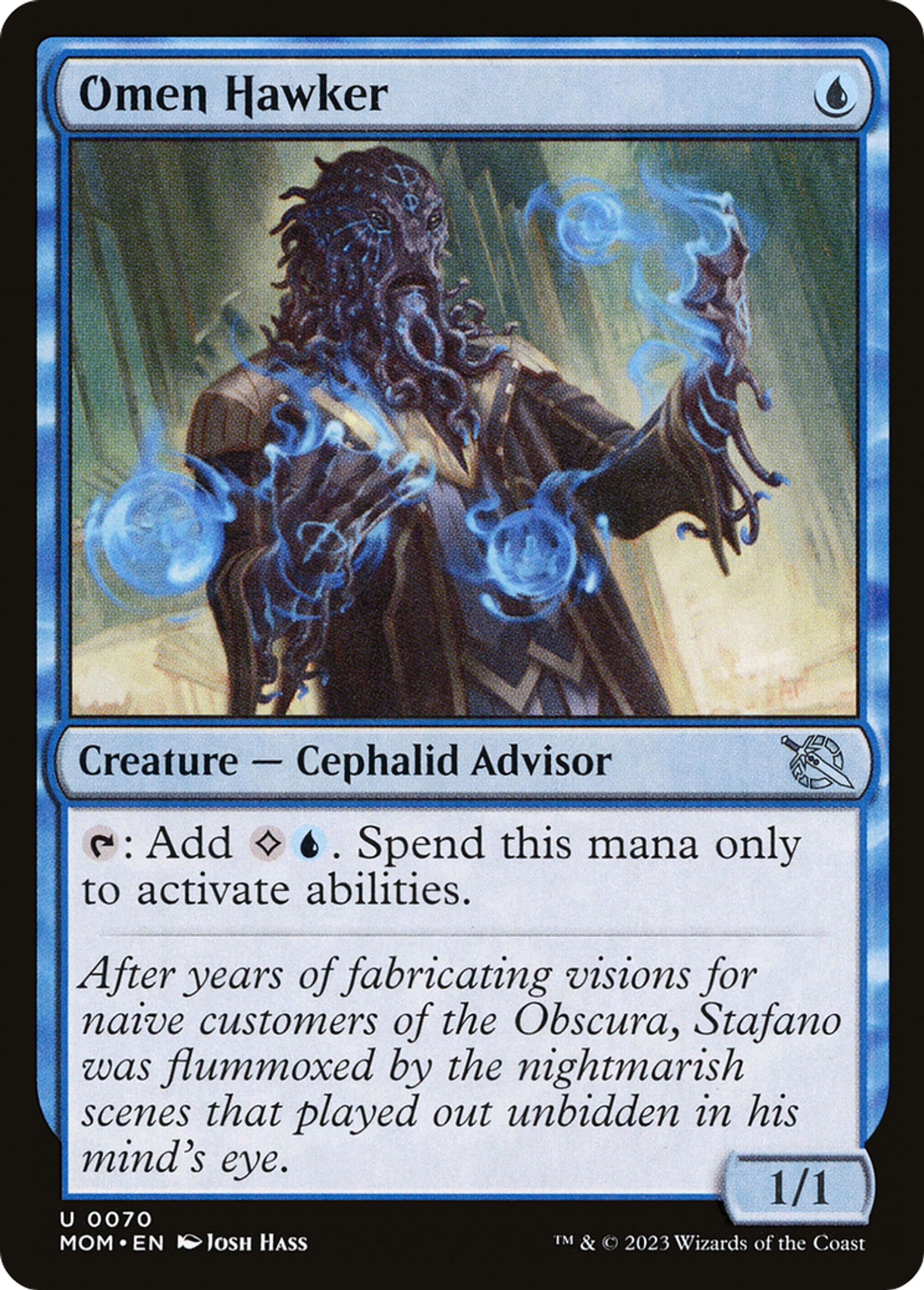 Omen Hawker — March of the Machine — Magic: The Gathering