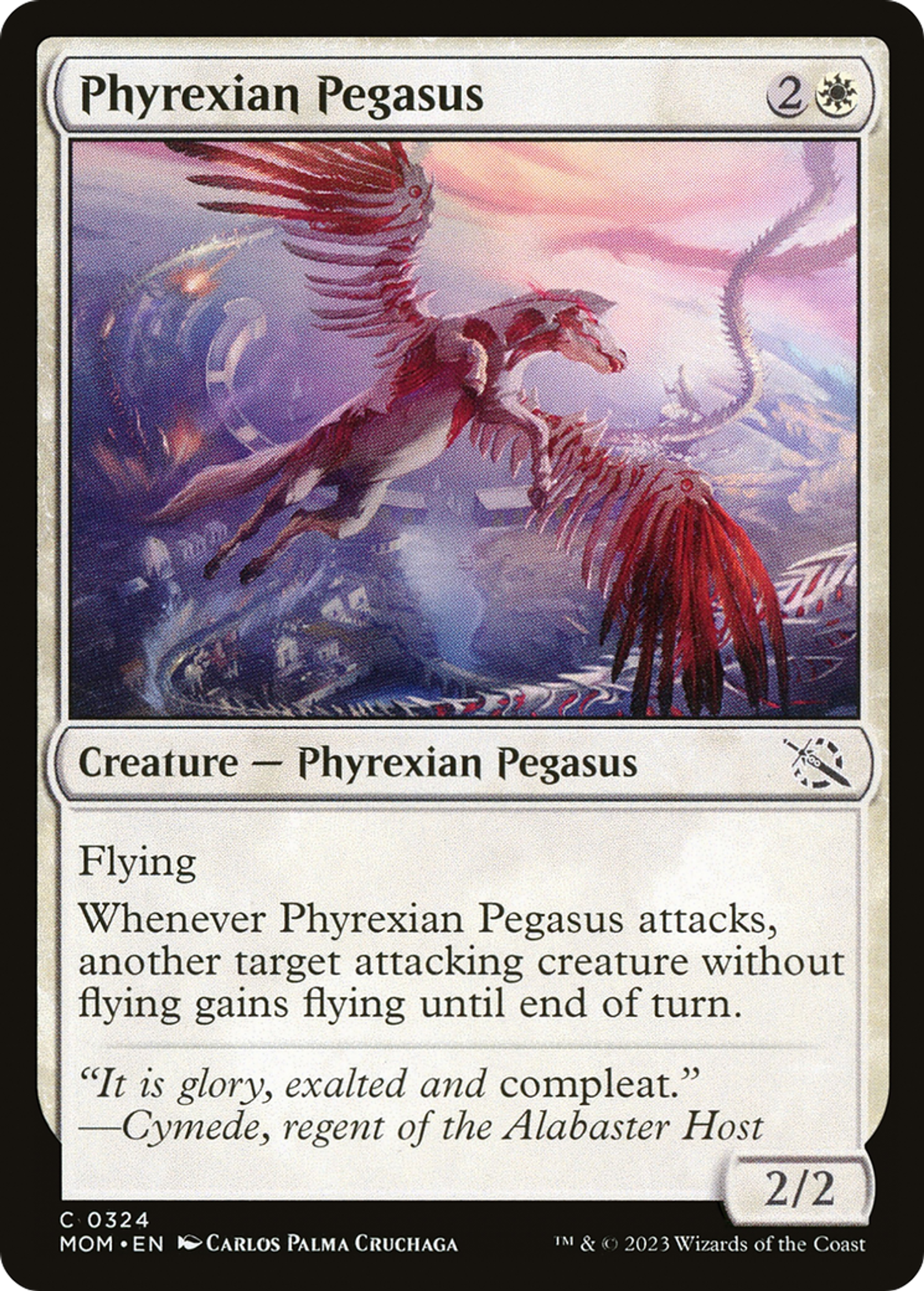 Pégase phyrexian — March of the Machine — Magic: The Gathering