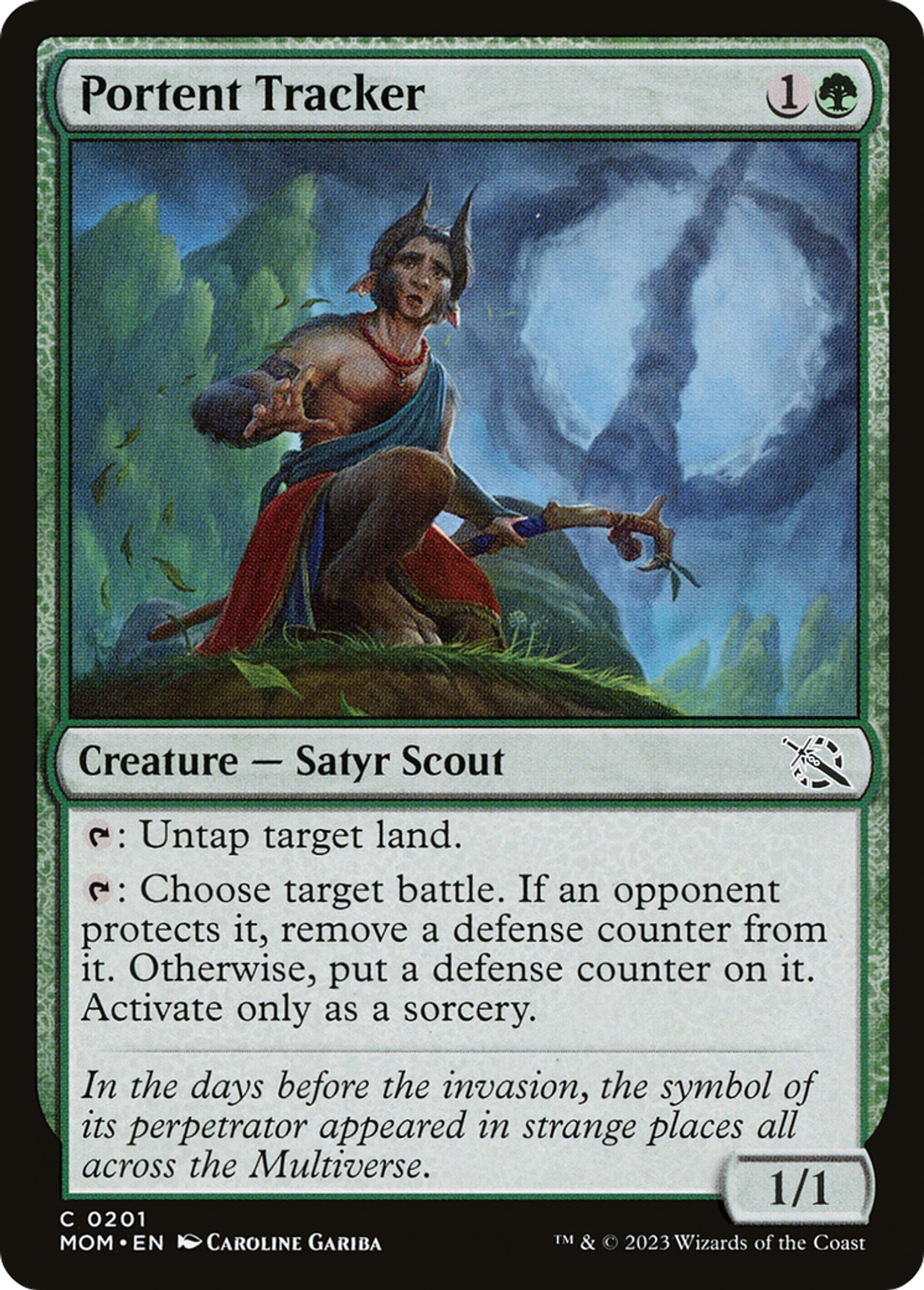Traqueur de présages — March of the Machine — Magic: The Gathering