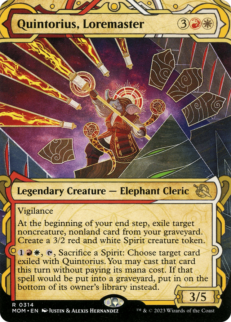 Quintorius, Loremaster — March of the Machine — Magic: The Gathering