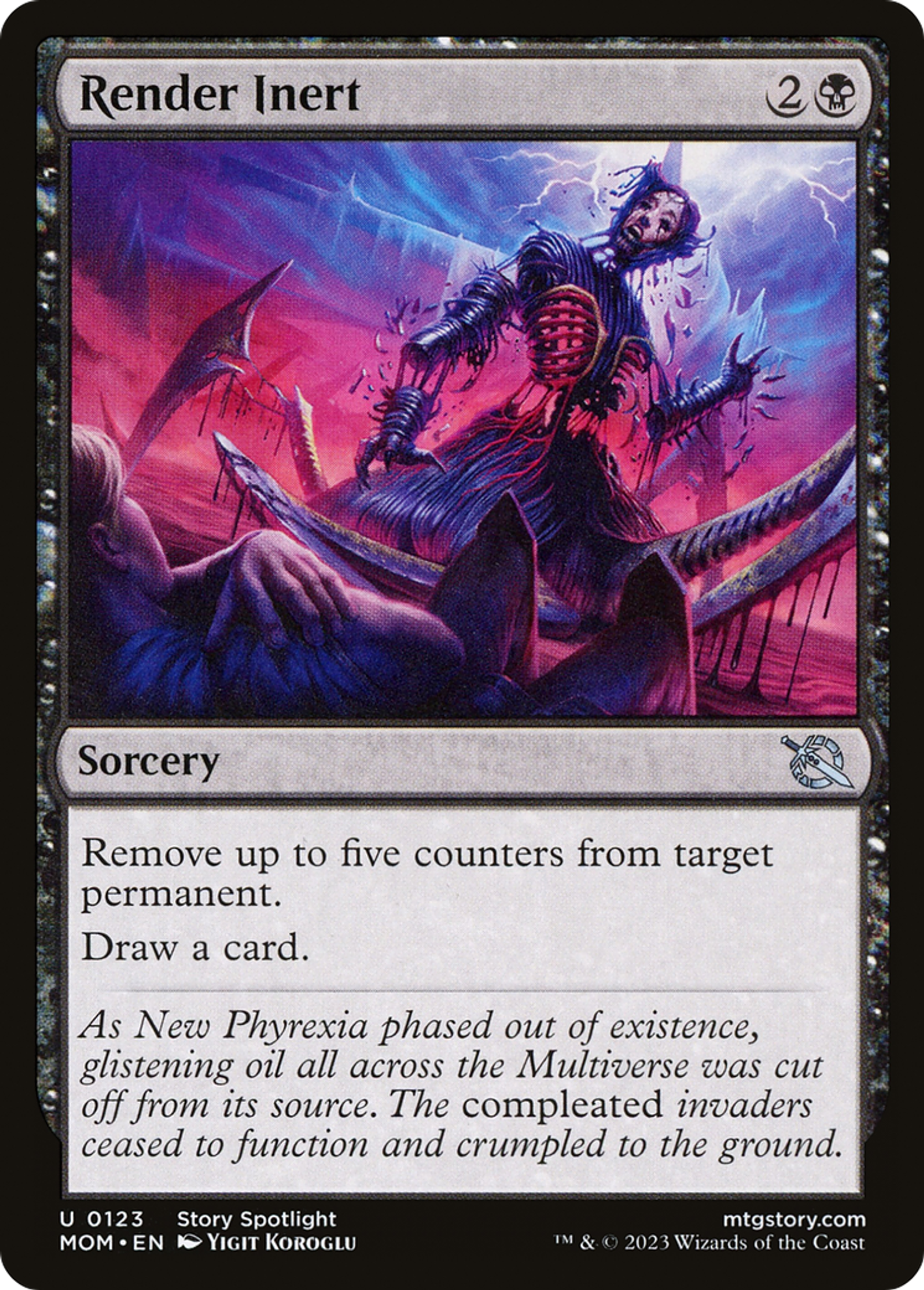 Rendre inerte — March of the Machine — Magic: The Gathering