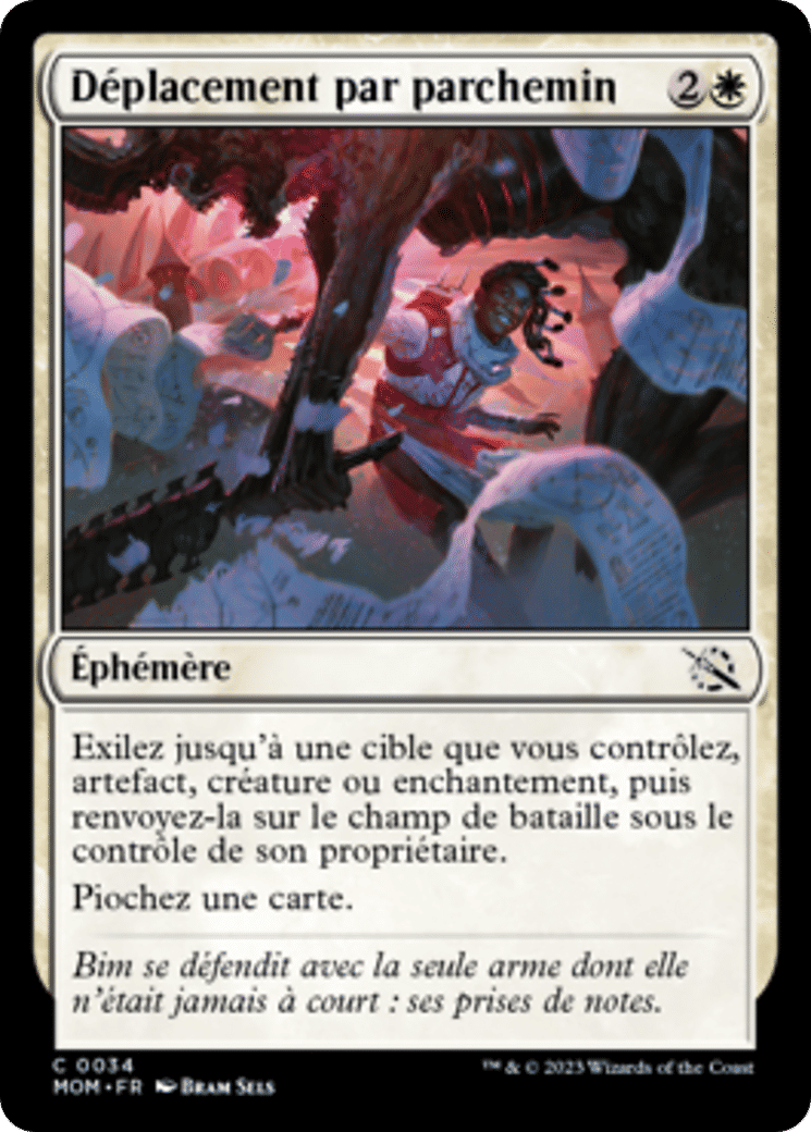 Déplacement par parchemin — March of the Machine — Magic: The Gathering