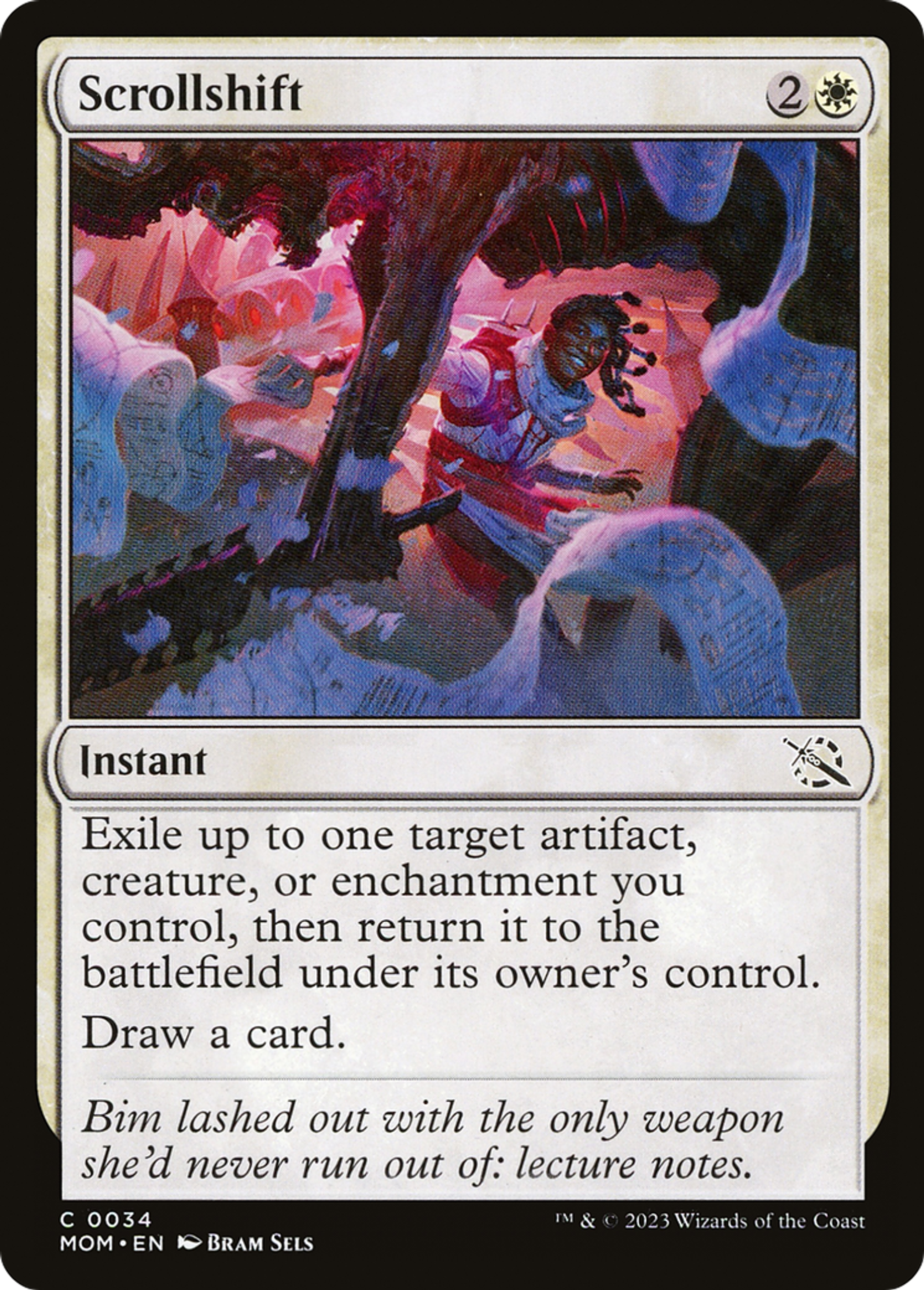 Déplacement par parchemin — March of the Machine — Magic: The Gathering