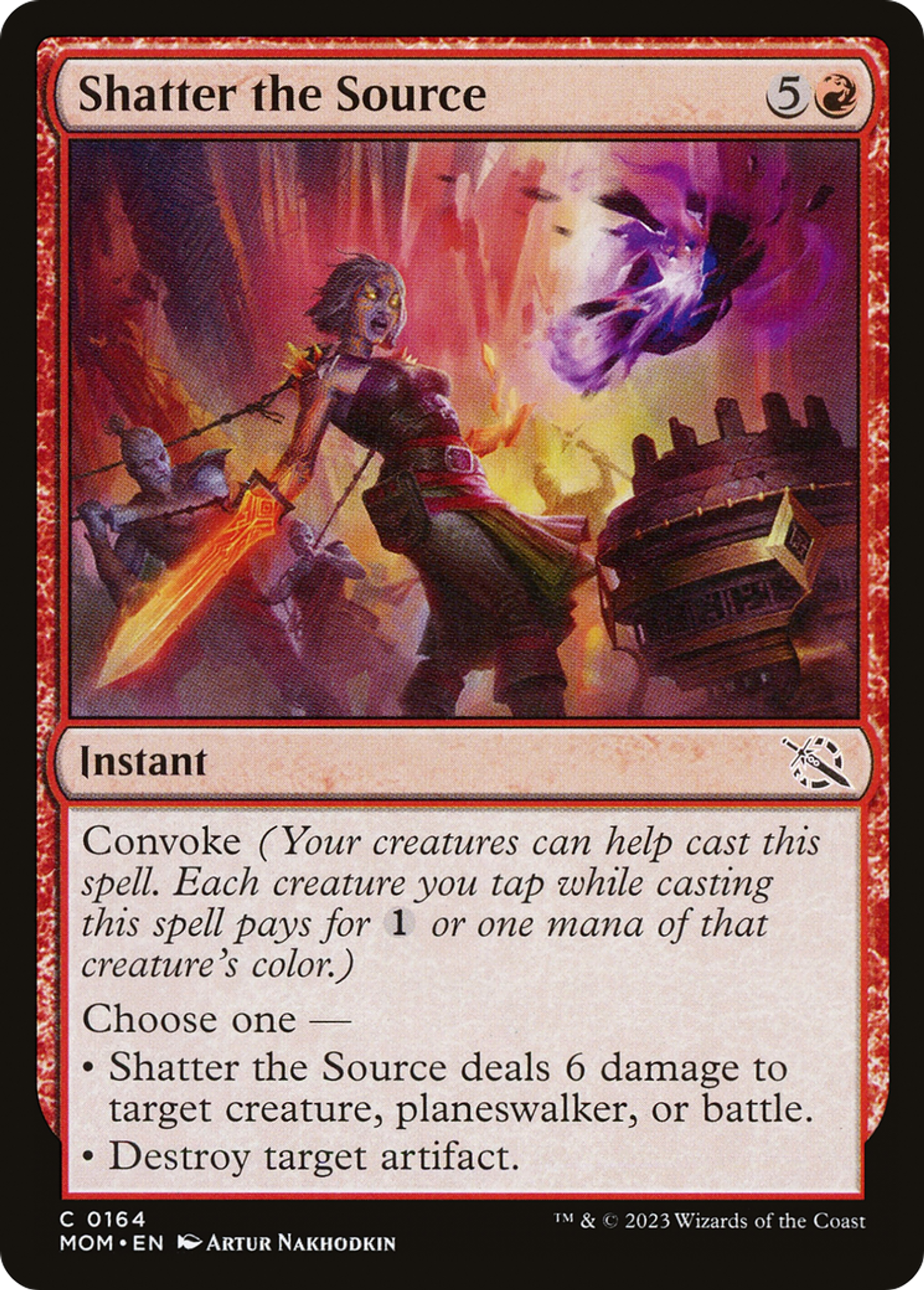 Shatter the Source — March of the Machine — Magic: The Gathering