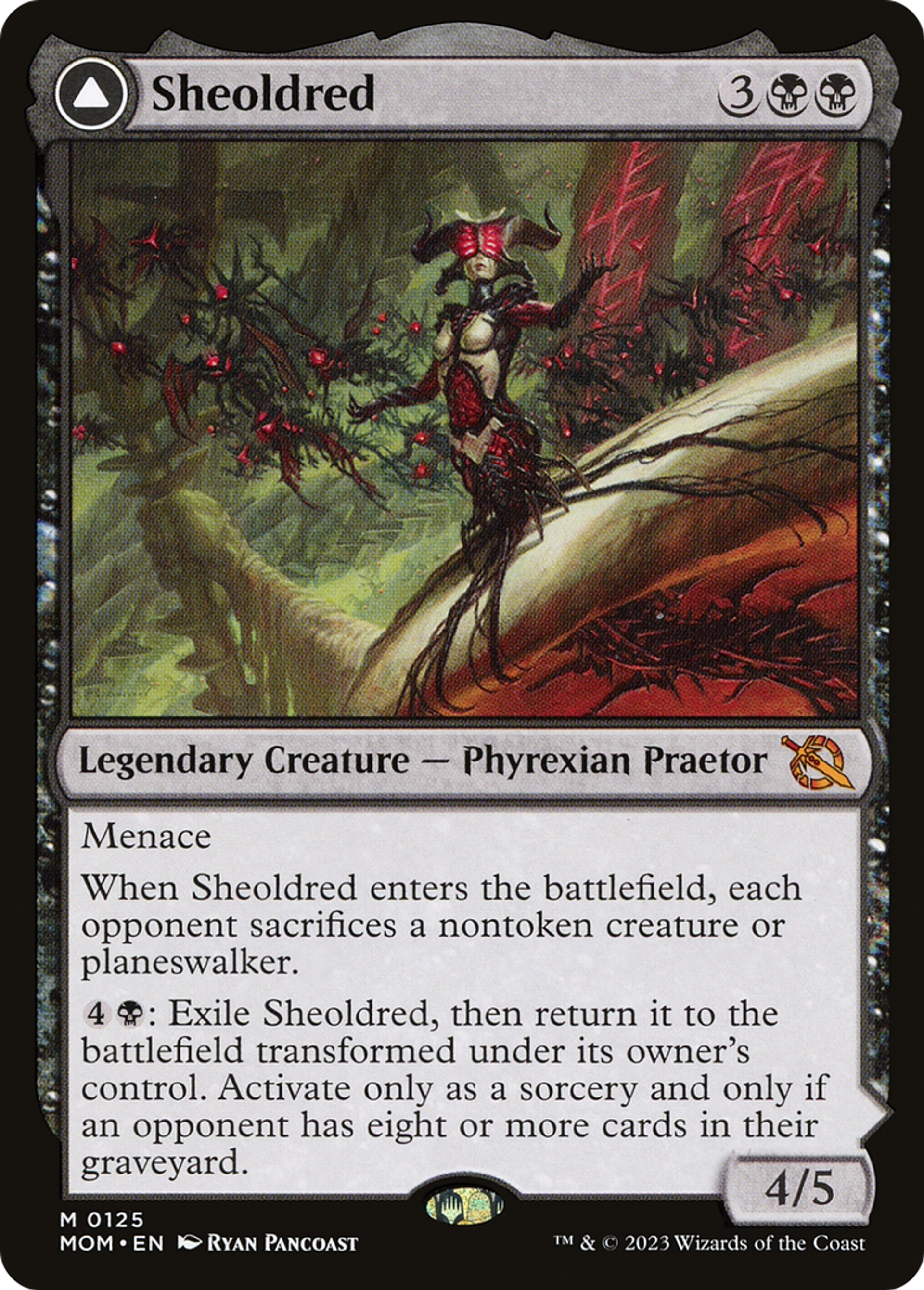 Sheoldred // Les Vraies Saintes Écritures — March of the Machine — Magic: The Gathering