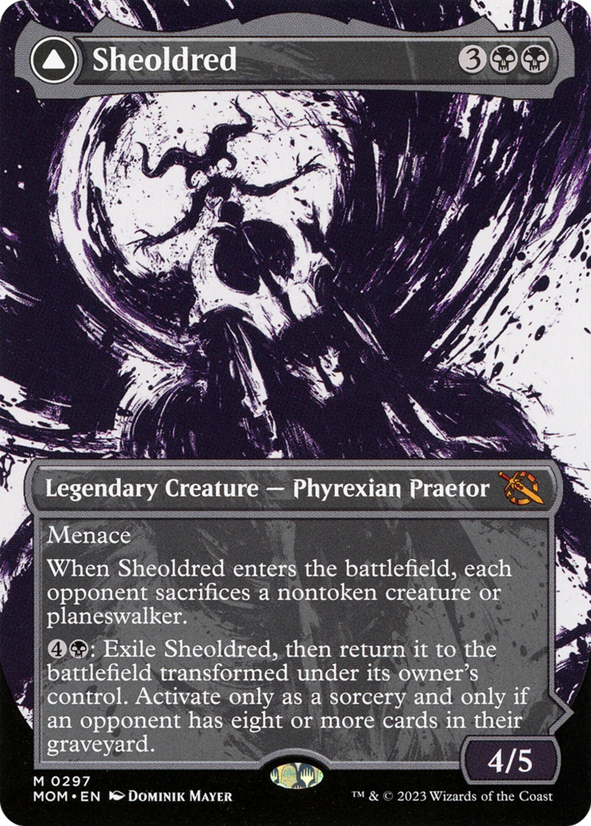 Sheoldred // The True Scriptures — March of the Machine — Magic: The Gathering