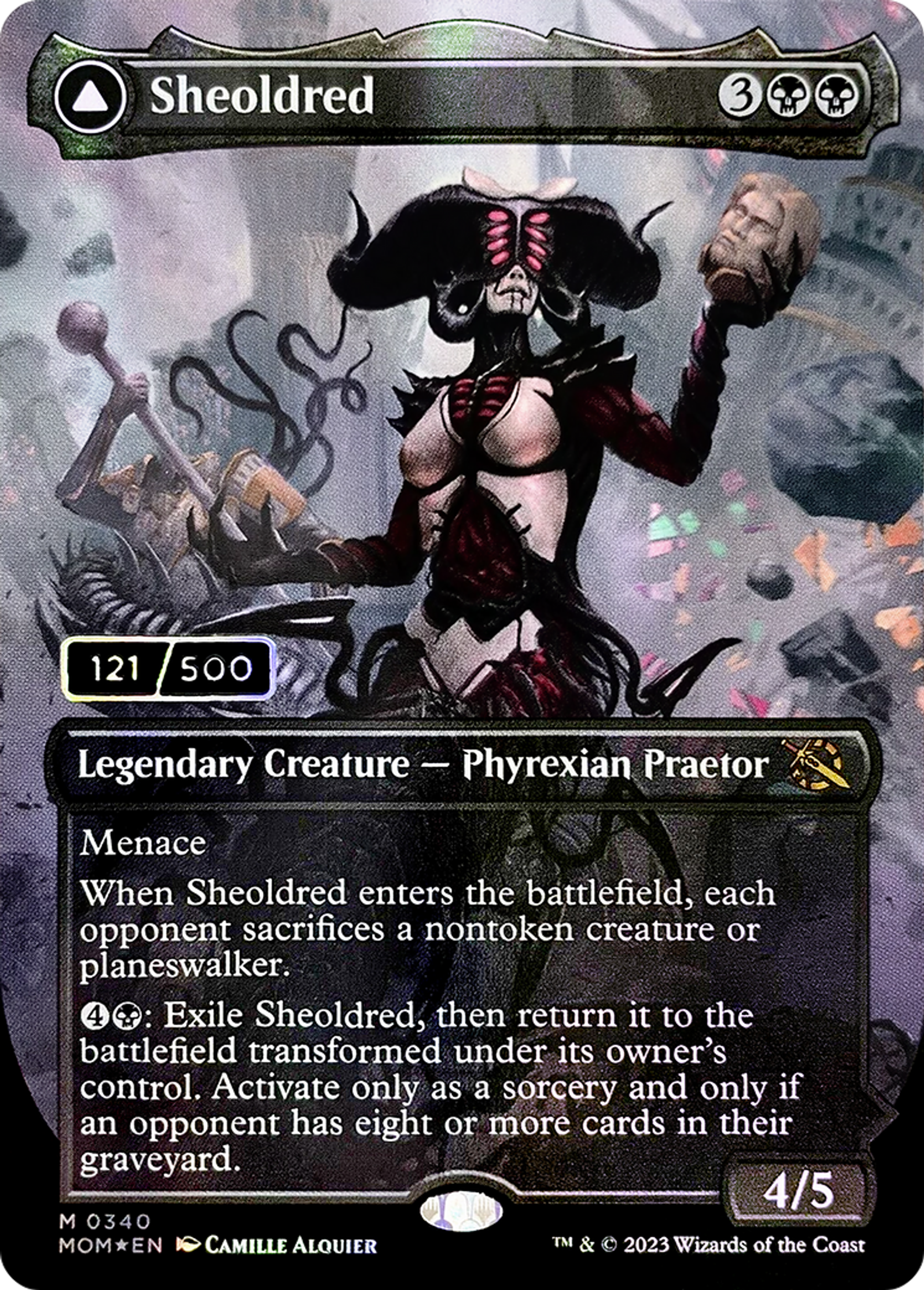 Sheoldred // Les Vraies Saintes Écritures — March of the Machine — Magic: The Gathering