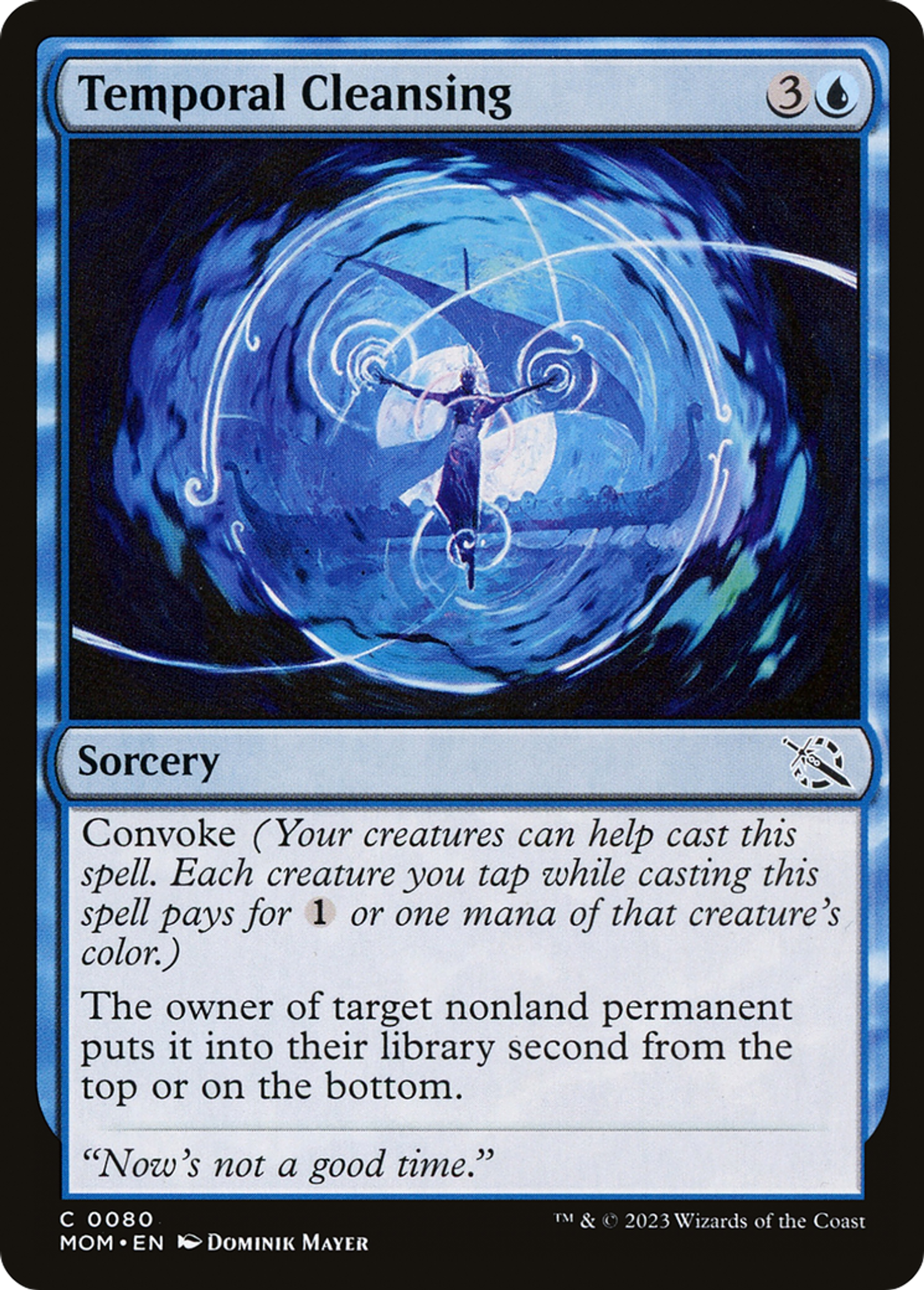 Temporal Cleansing — March of the Machine — Magic: The Gathering