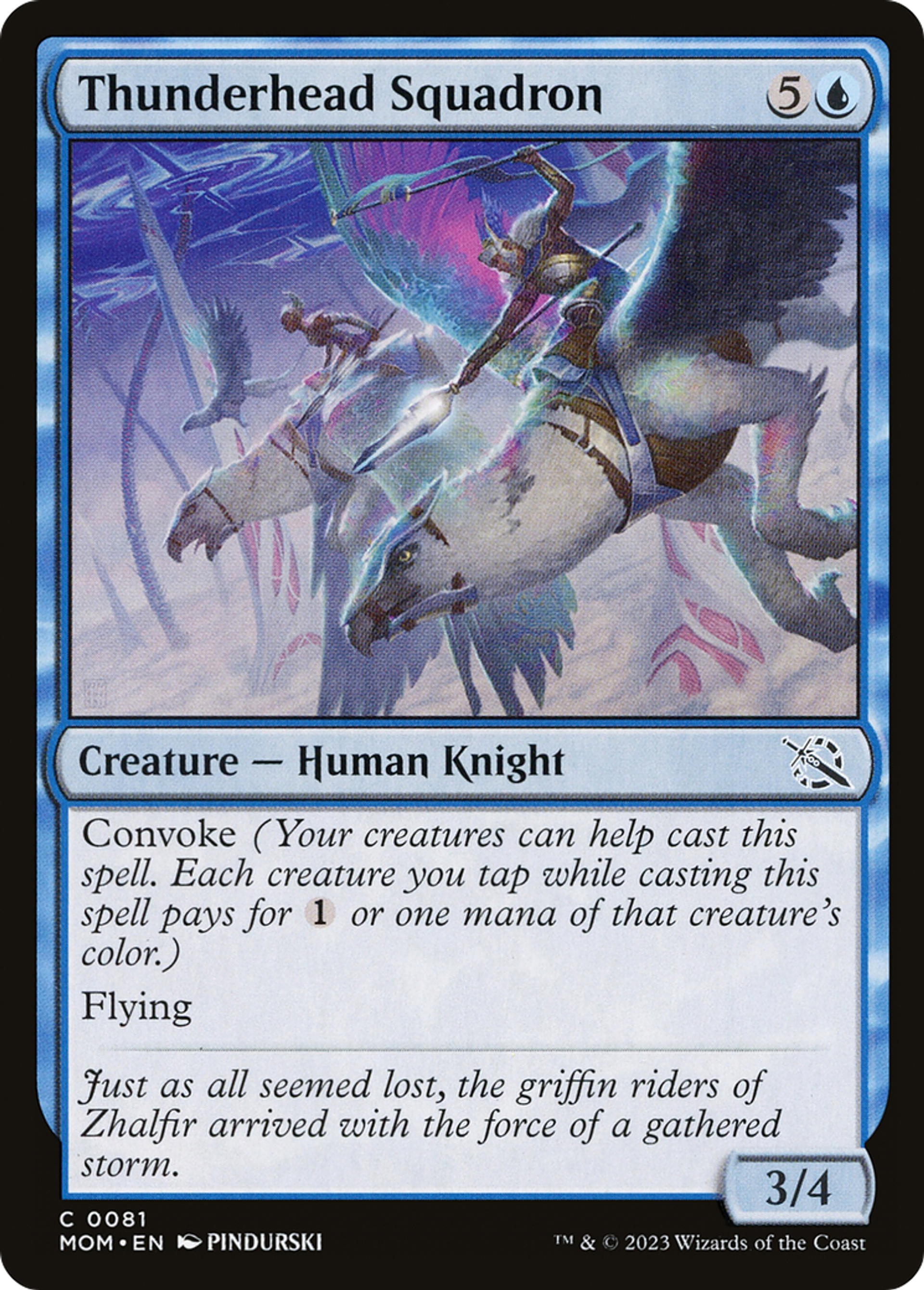 Thunderhead Squadron — March of the Machine — Magic: The Gathering