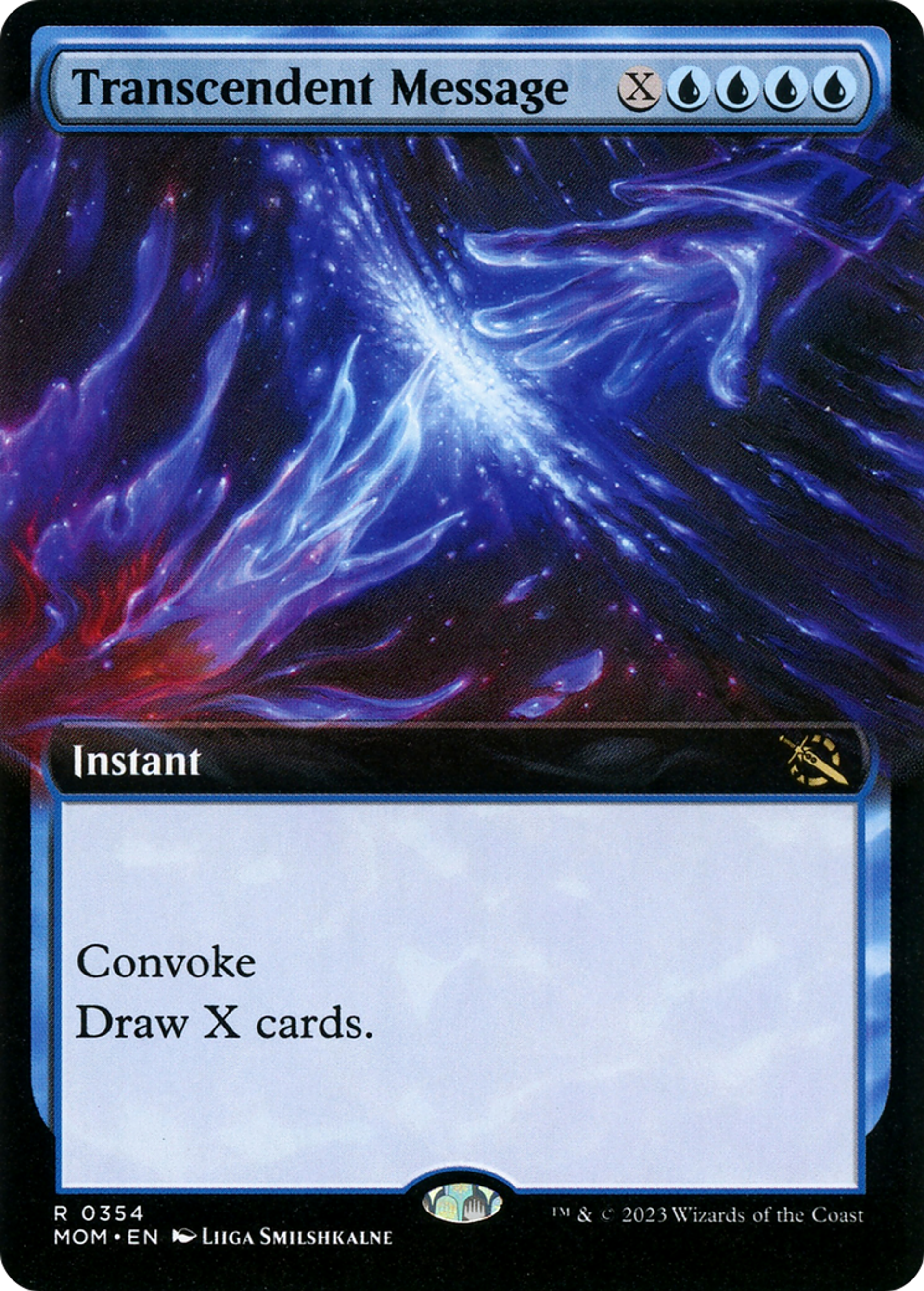Transcendent Message — March of the Machine — Magic: The Gathering