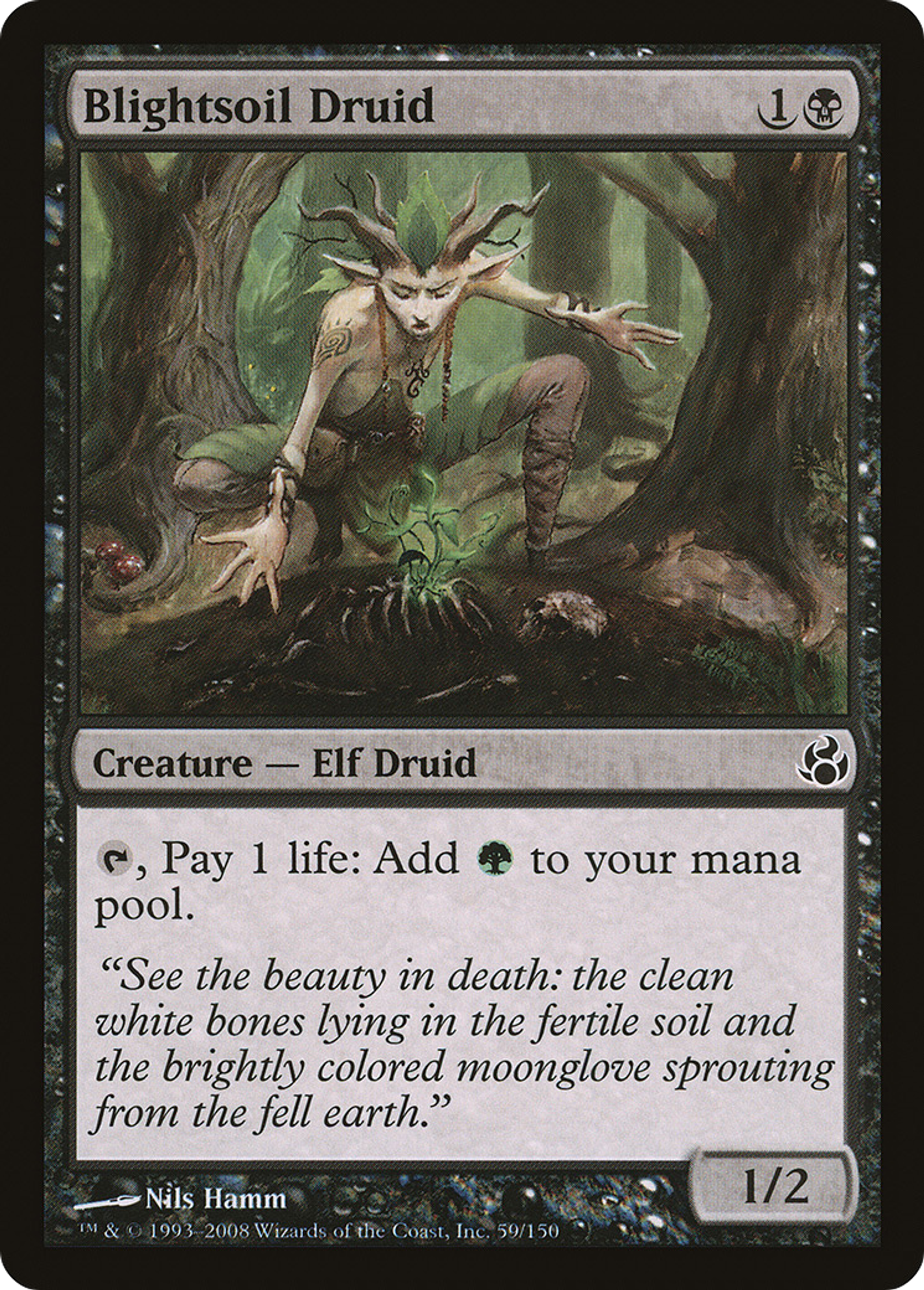 Blightsoil Druid — Morningtide — Magic: The Gathering