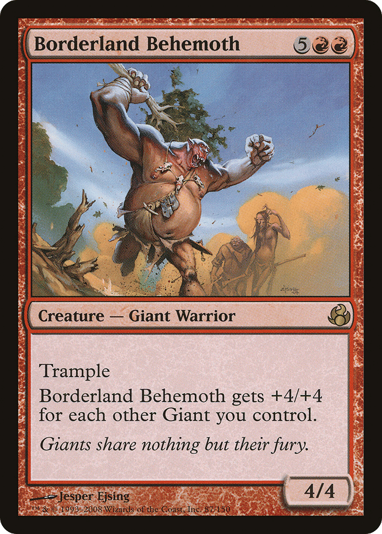 Borderland Behemoth — Morningtide — Magic: The Gathering