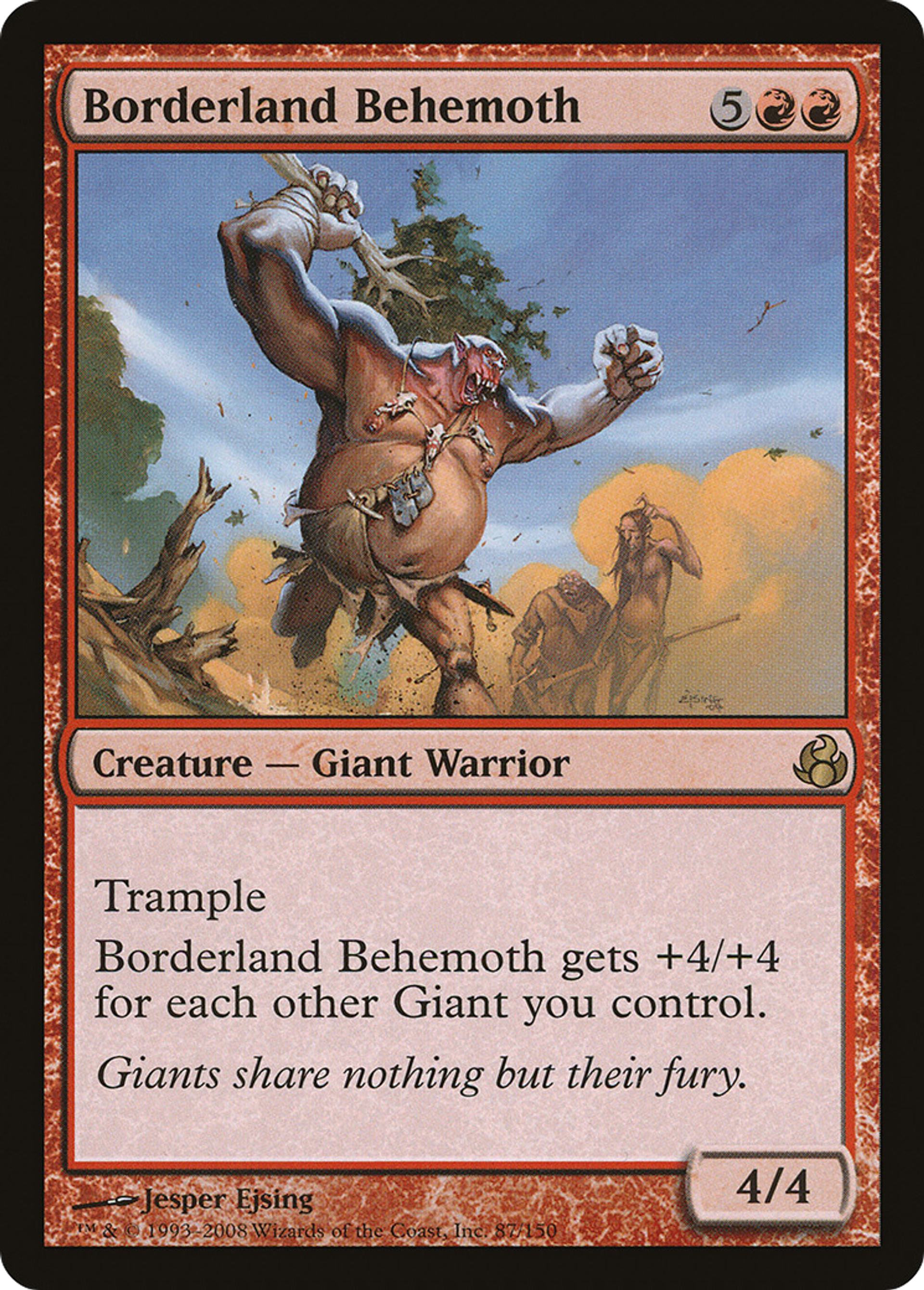 Borderland Behemoth — Morningtide — Magic: The Gathering
