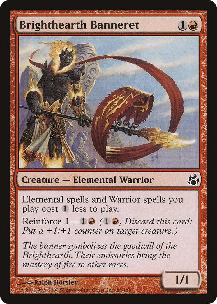 Brighthearth Banneret — Morningtide — Magic: The Gathering
