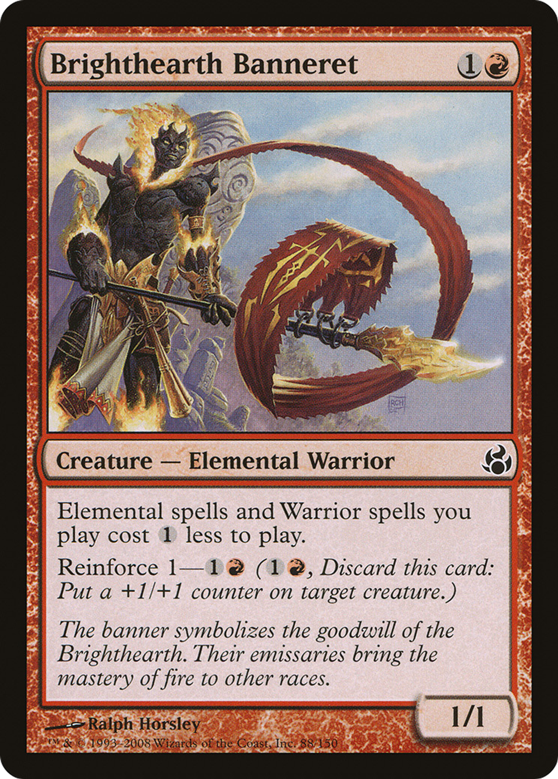 Brighthearth Banneret — Morningtide — Magic: The Gathering