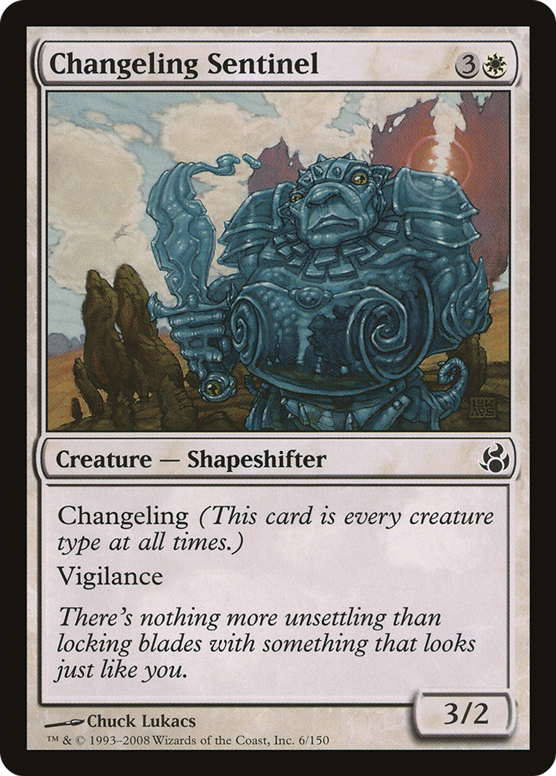 Changeling Sentinel — Morningtide — Magic: The Gathering