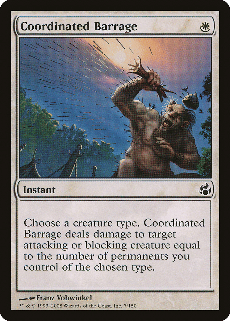 Coordinated Barrage from Morningtide - Magic: The Gathering