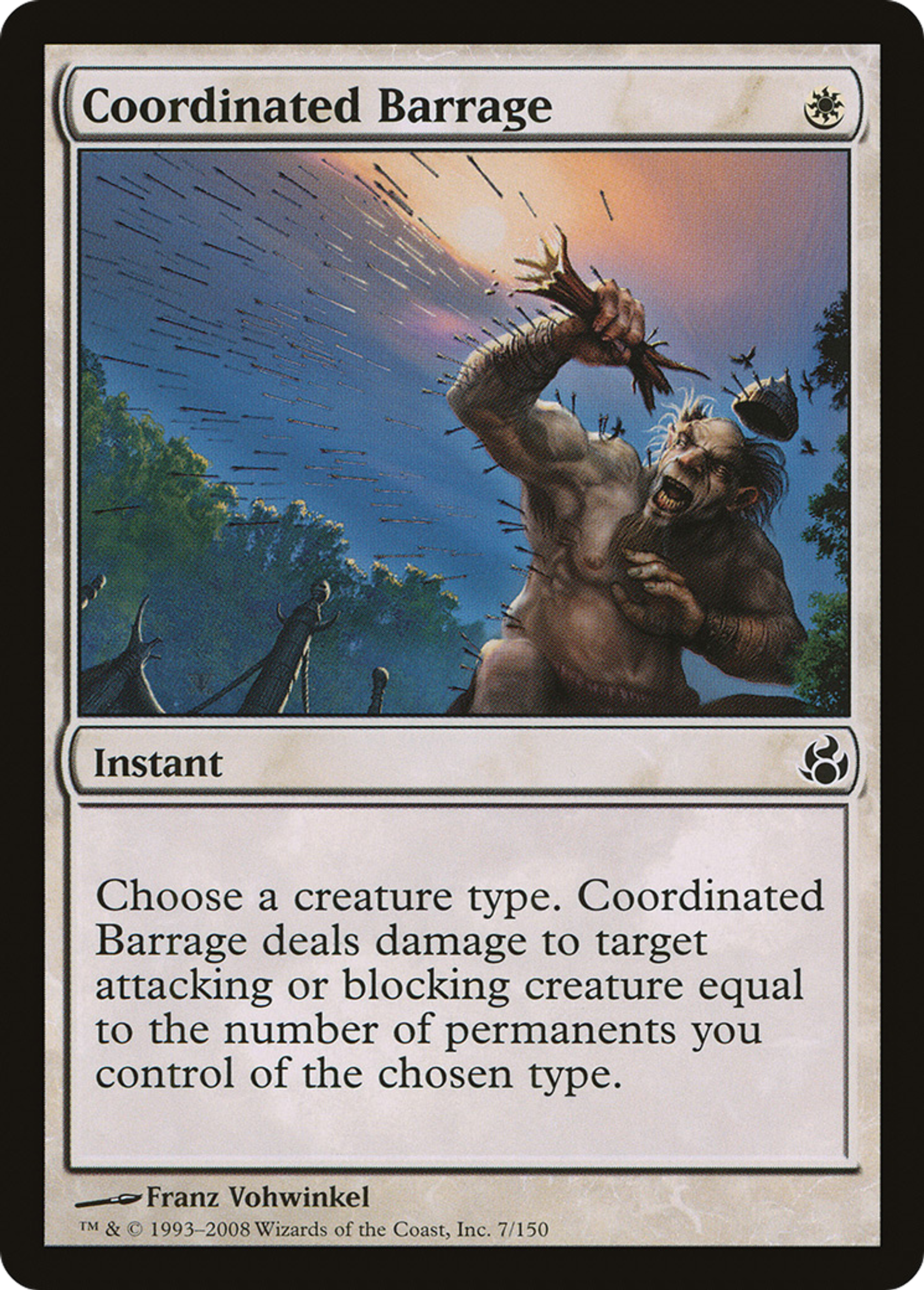 Coordinated Barrage — Morningtide — Magic: The Gathering