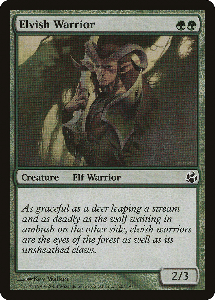 Elvish Warrior — Morningtide — Magic: The Gathering