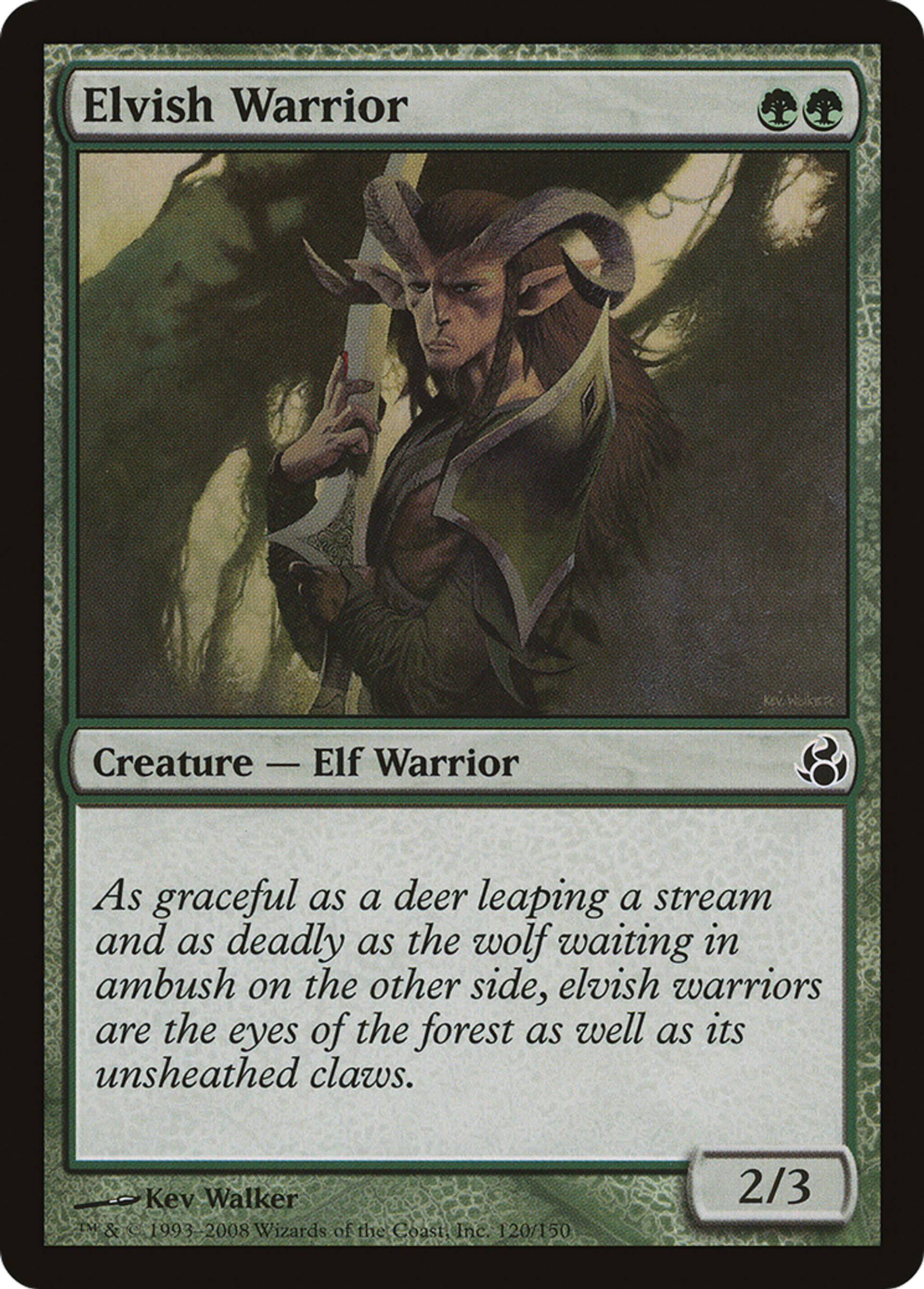 Elvish Warrior — Morningtide — Magic: The Gathering