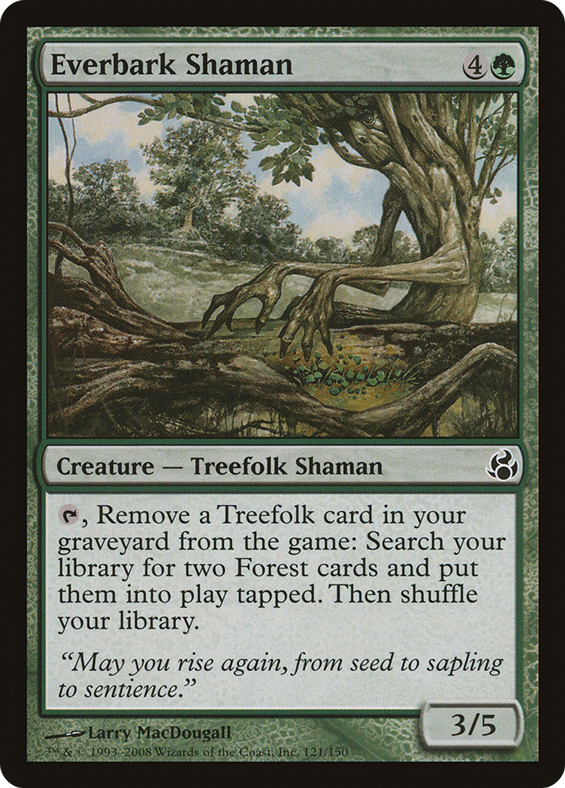 Everbark Shaman — Morningtide — Magic: The Gathering