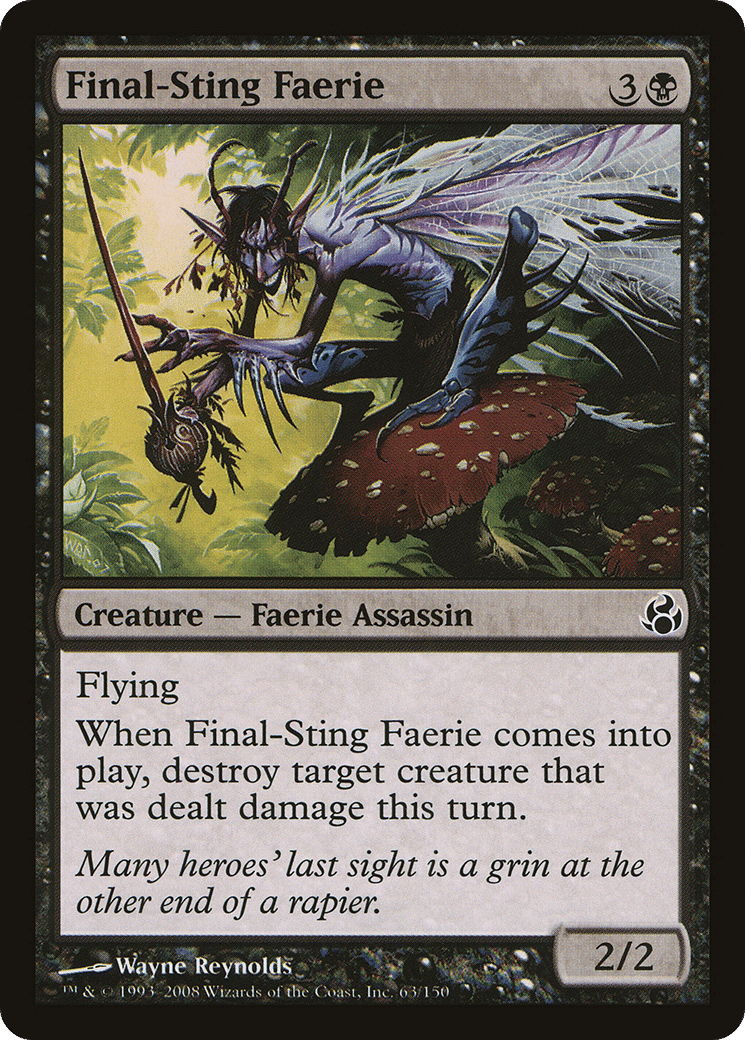 Final-Sting Faerie — Morningtide — Magic: The Gathering