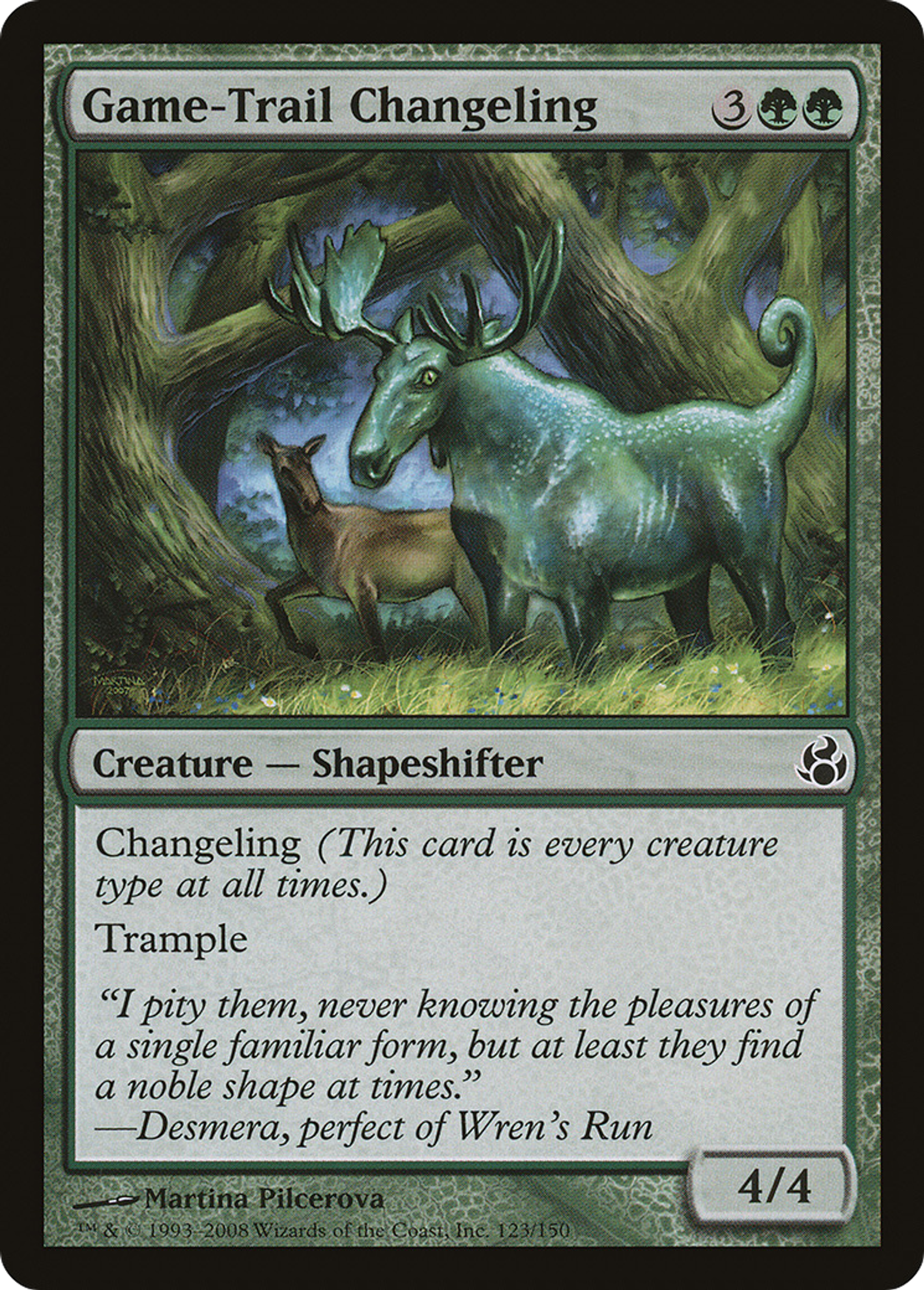 Game-Trail Changeling — Morningtide — Magic: The Gathering