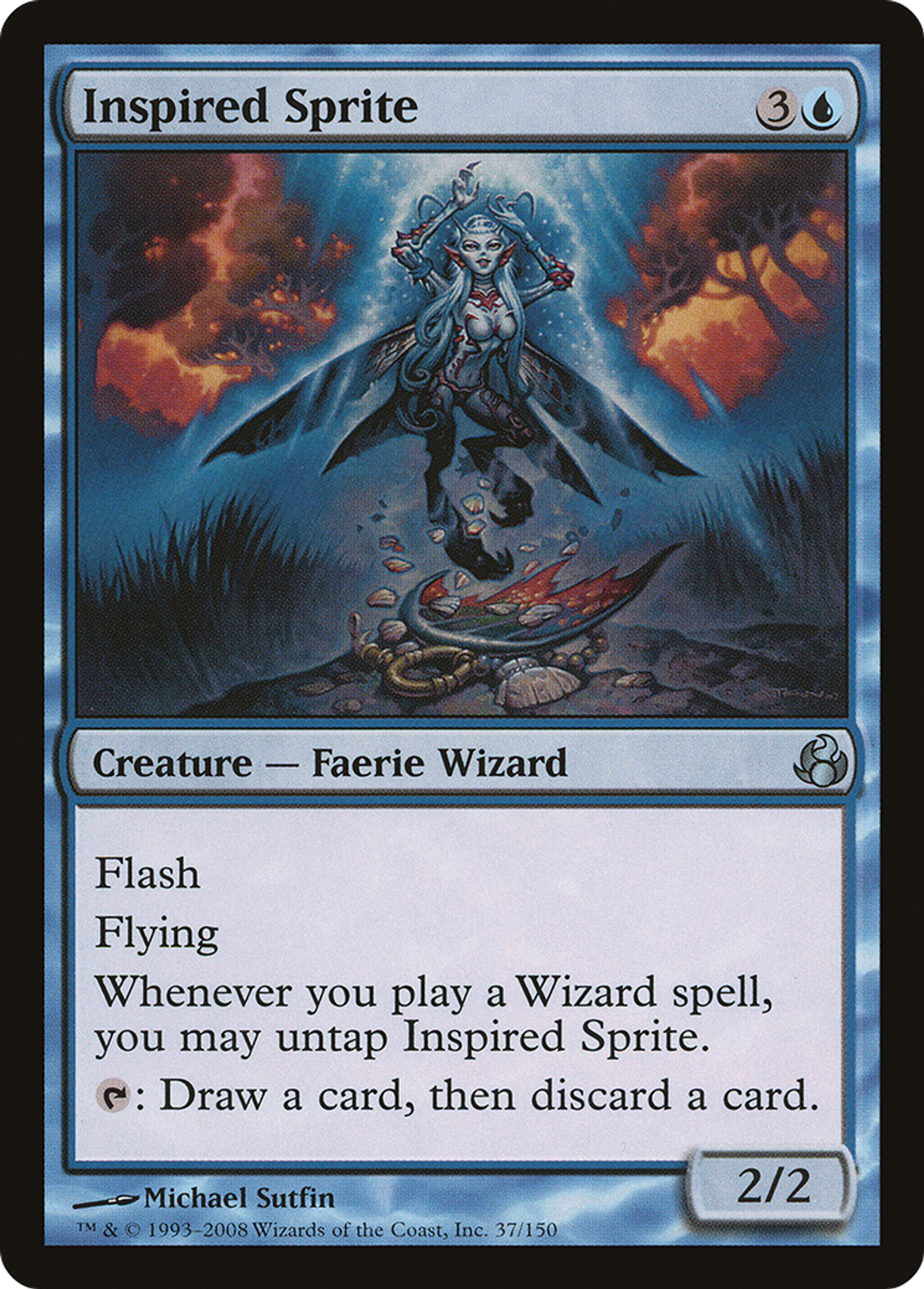 Inspired Sprite — Morningtide — Magic: The Gathering