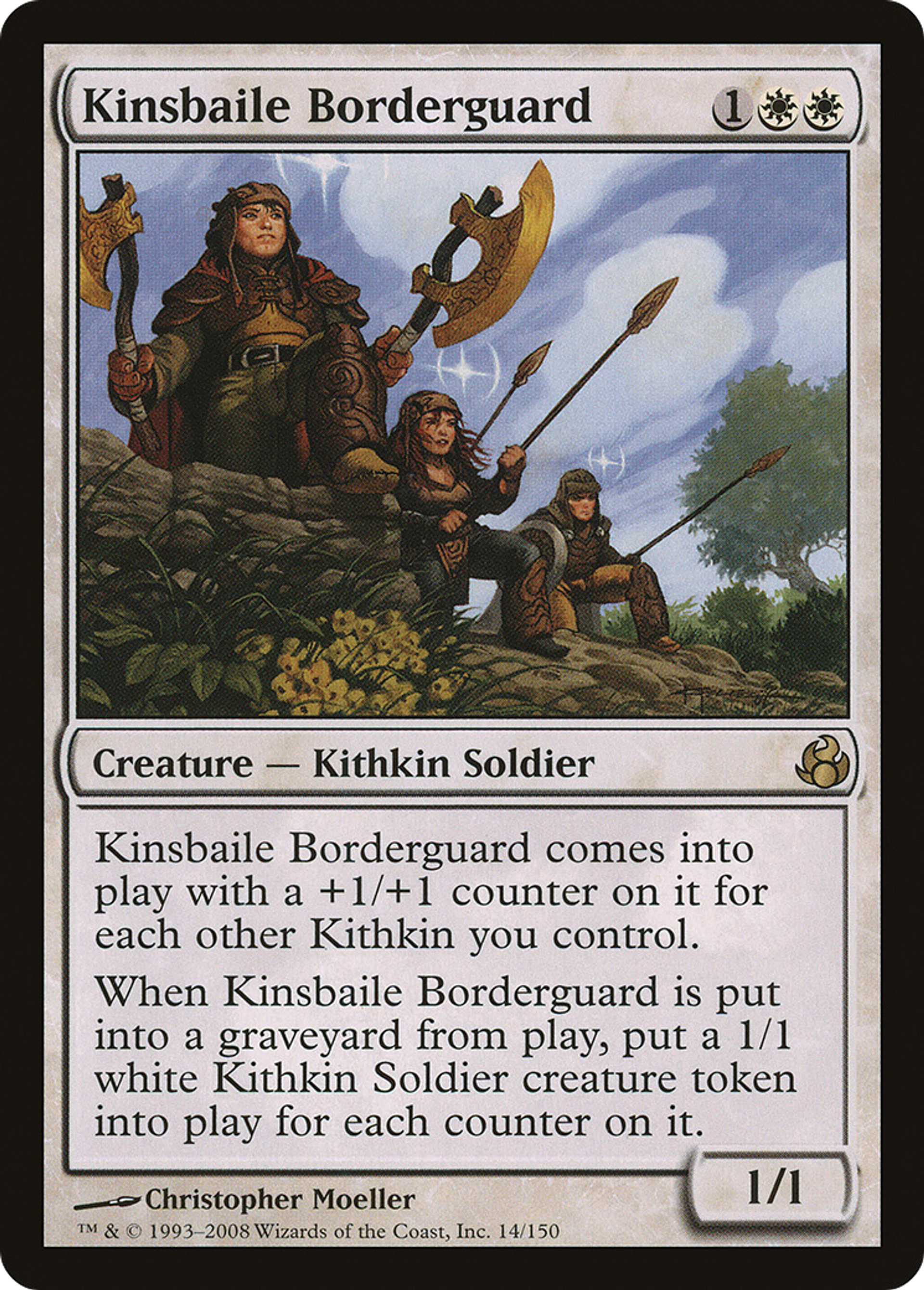 Kinsbaile Borderguard — Morningtide — Magic: The Gathering