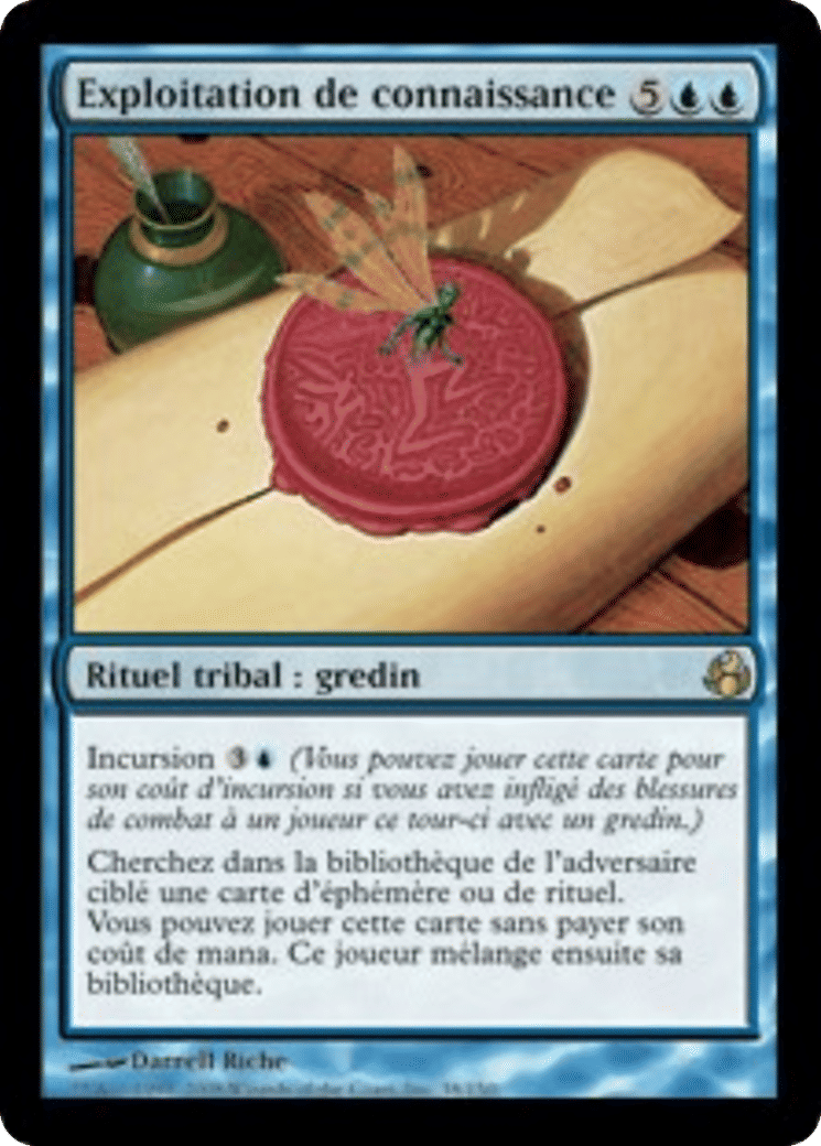 Exploitation de connaissance — Morningtide — Magic: The Gathering