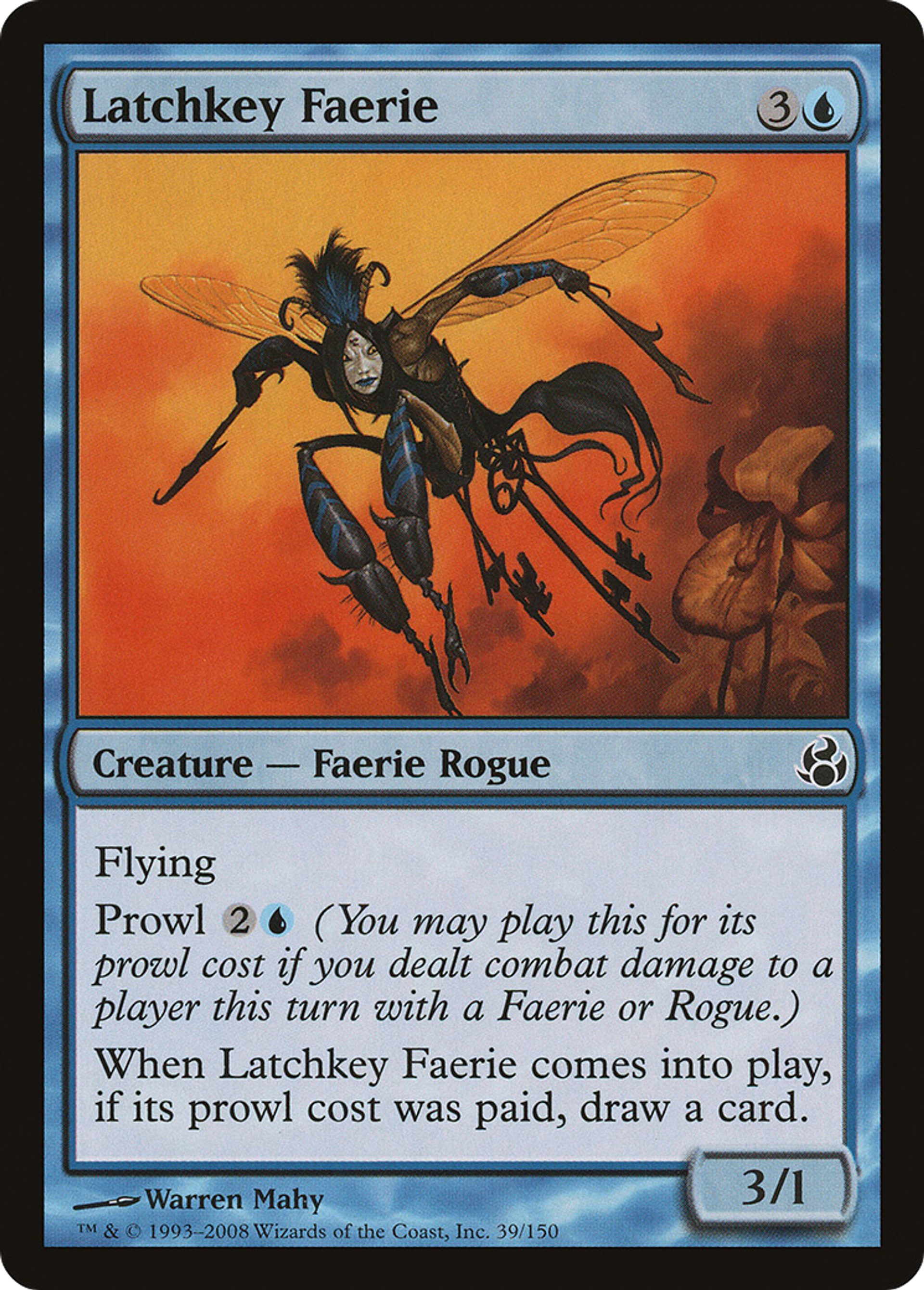 Latchkey Faerie — Morningtide — Magic: The Gathering