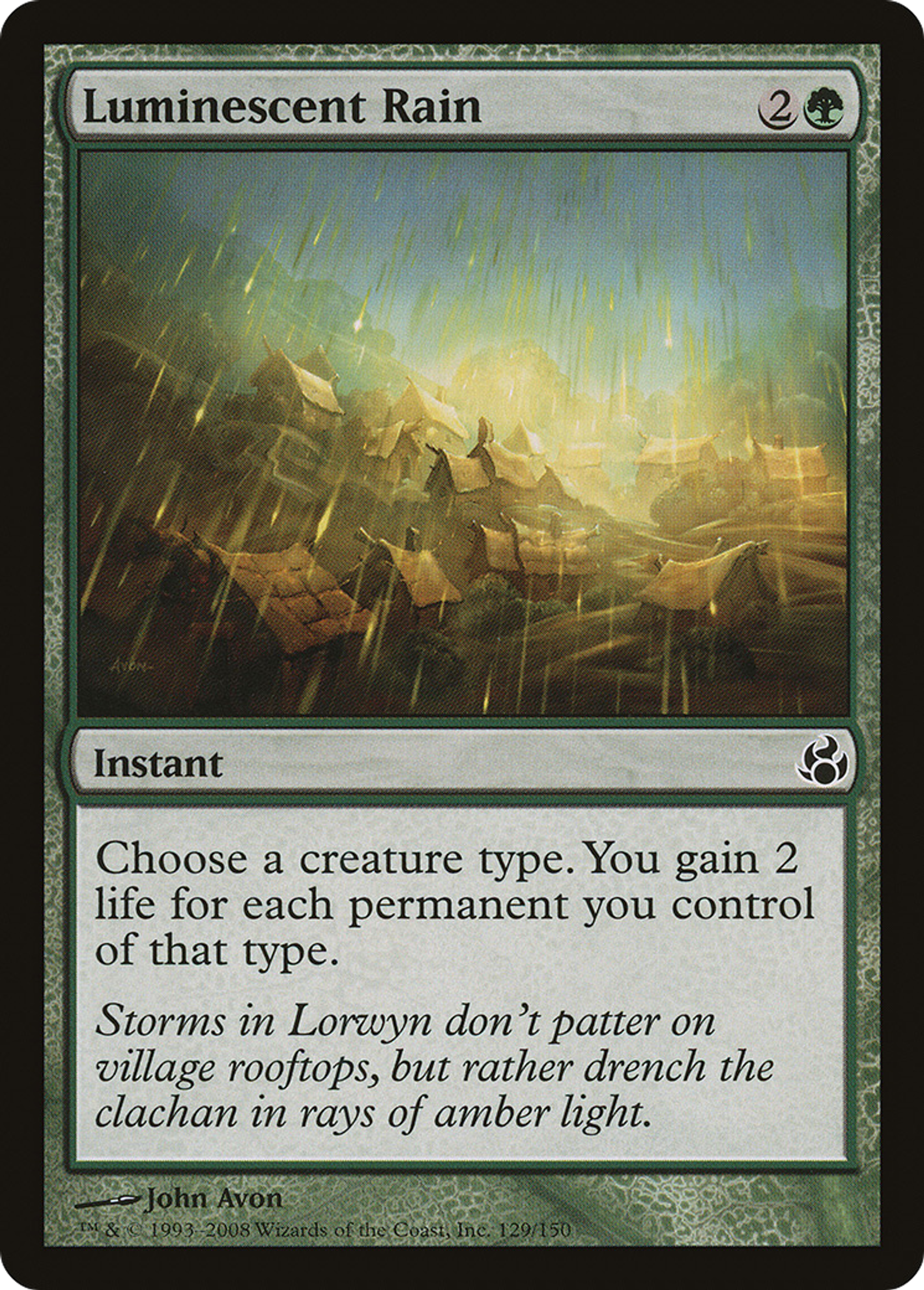 Luminescent Rain — Morningtide — Magic: The Gathering