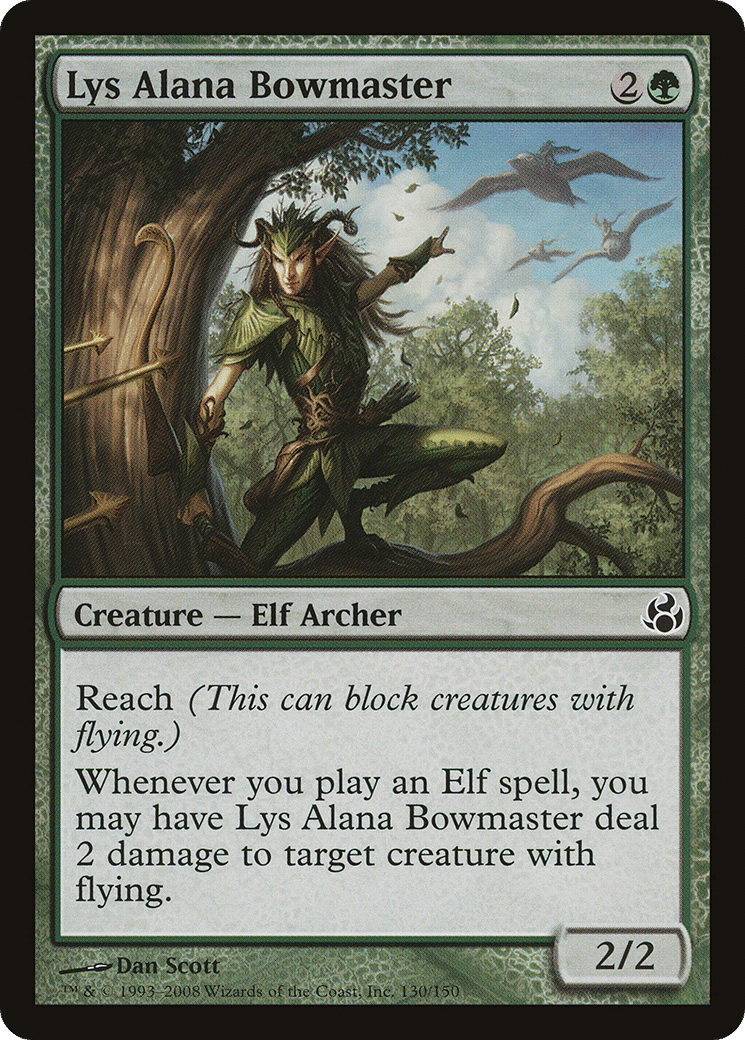 Lys Alana Bowmaster — Morningtide — Magic: The Gathering