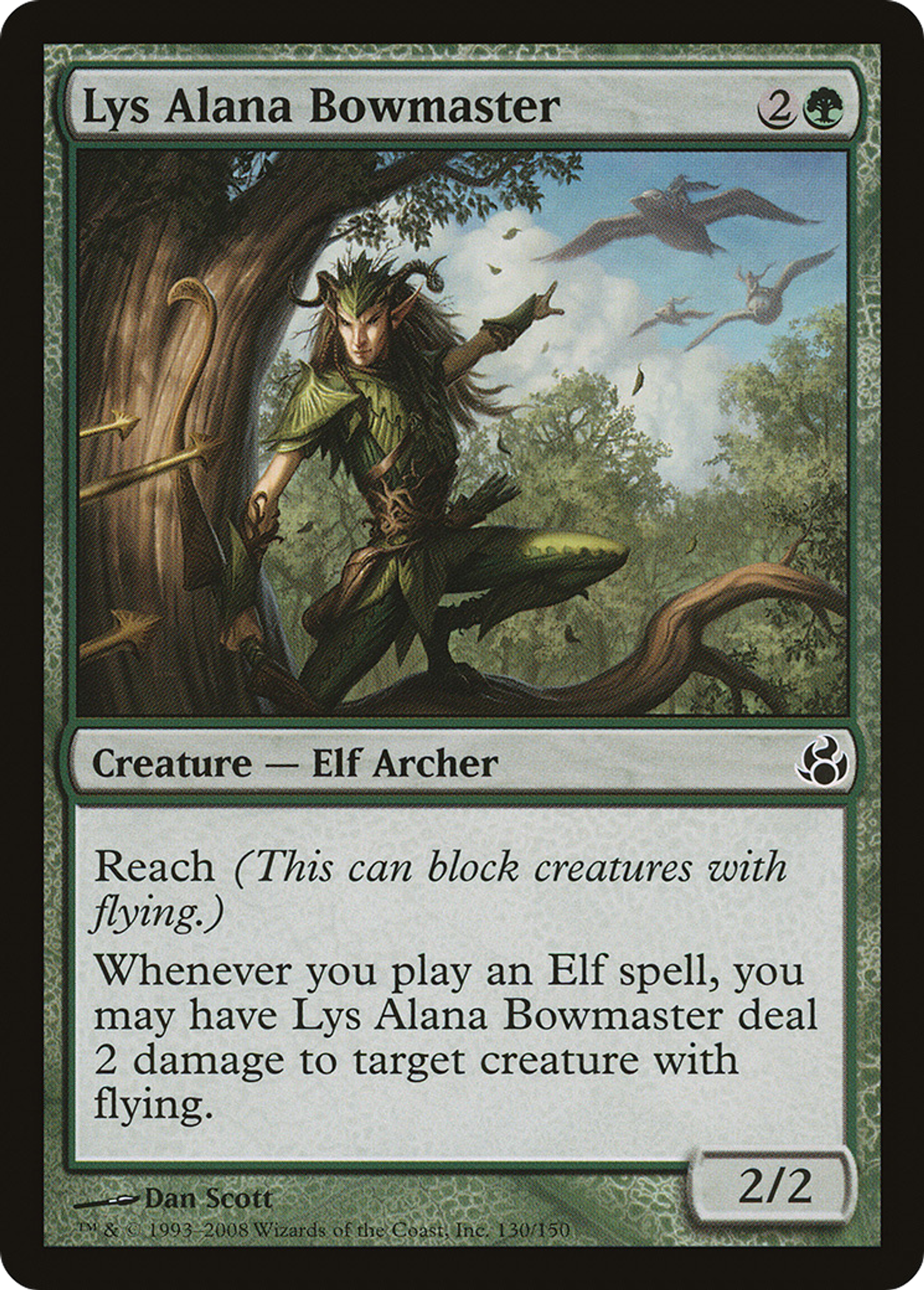 Lys Alana Bowmaster — Morningtide — Magic: The Gathering