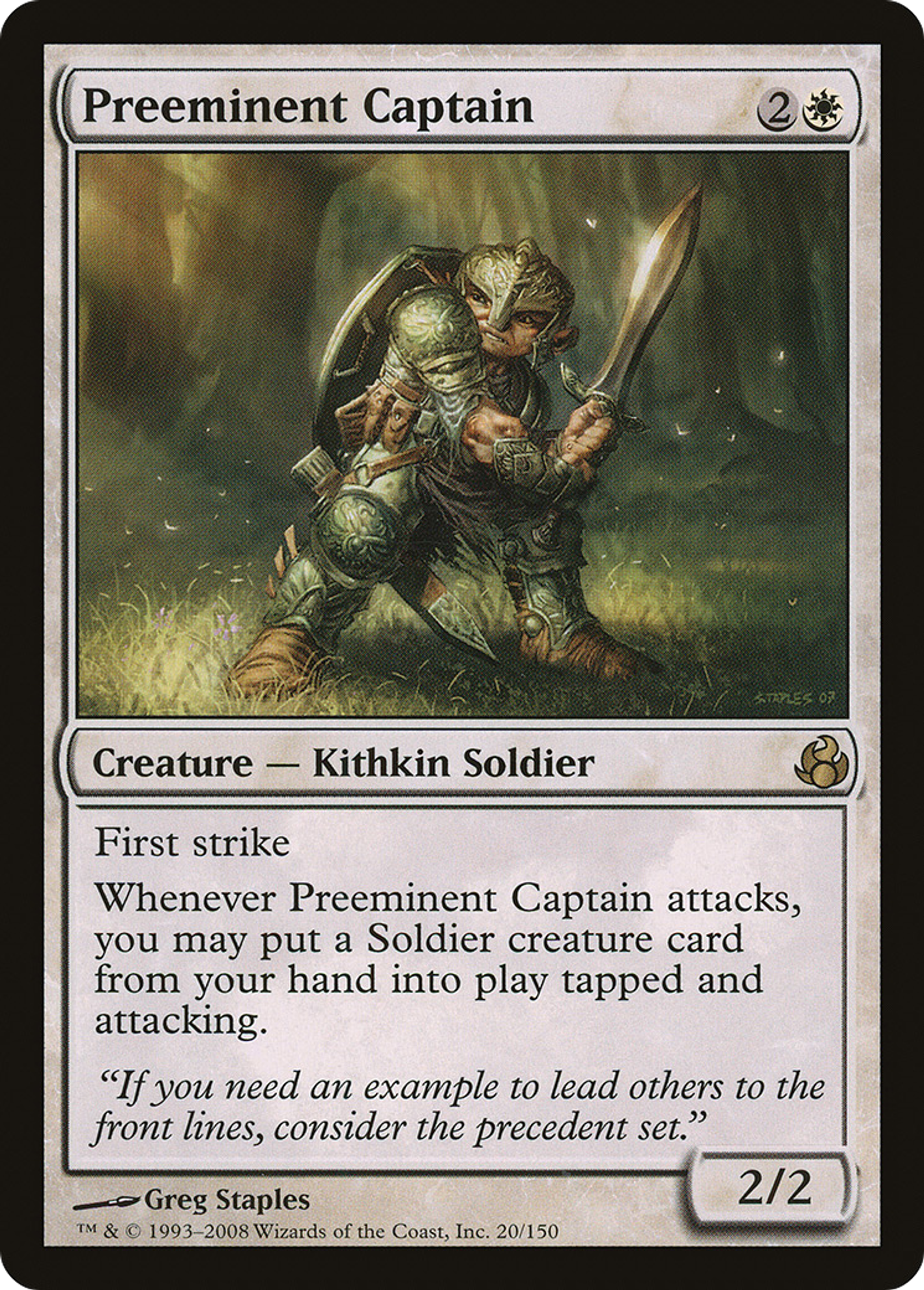 Preeminent Captain — Morningtide — Magic: The Gathering