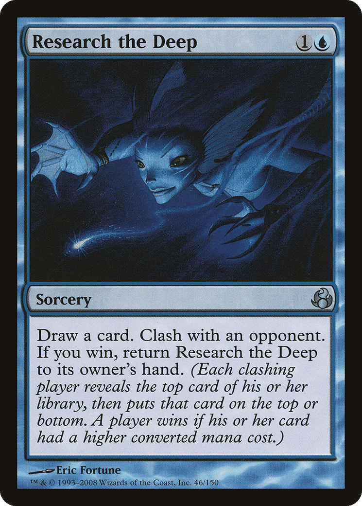 Research the Deep — Morningtide — Magic: The Gathering
