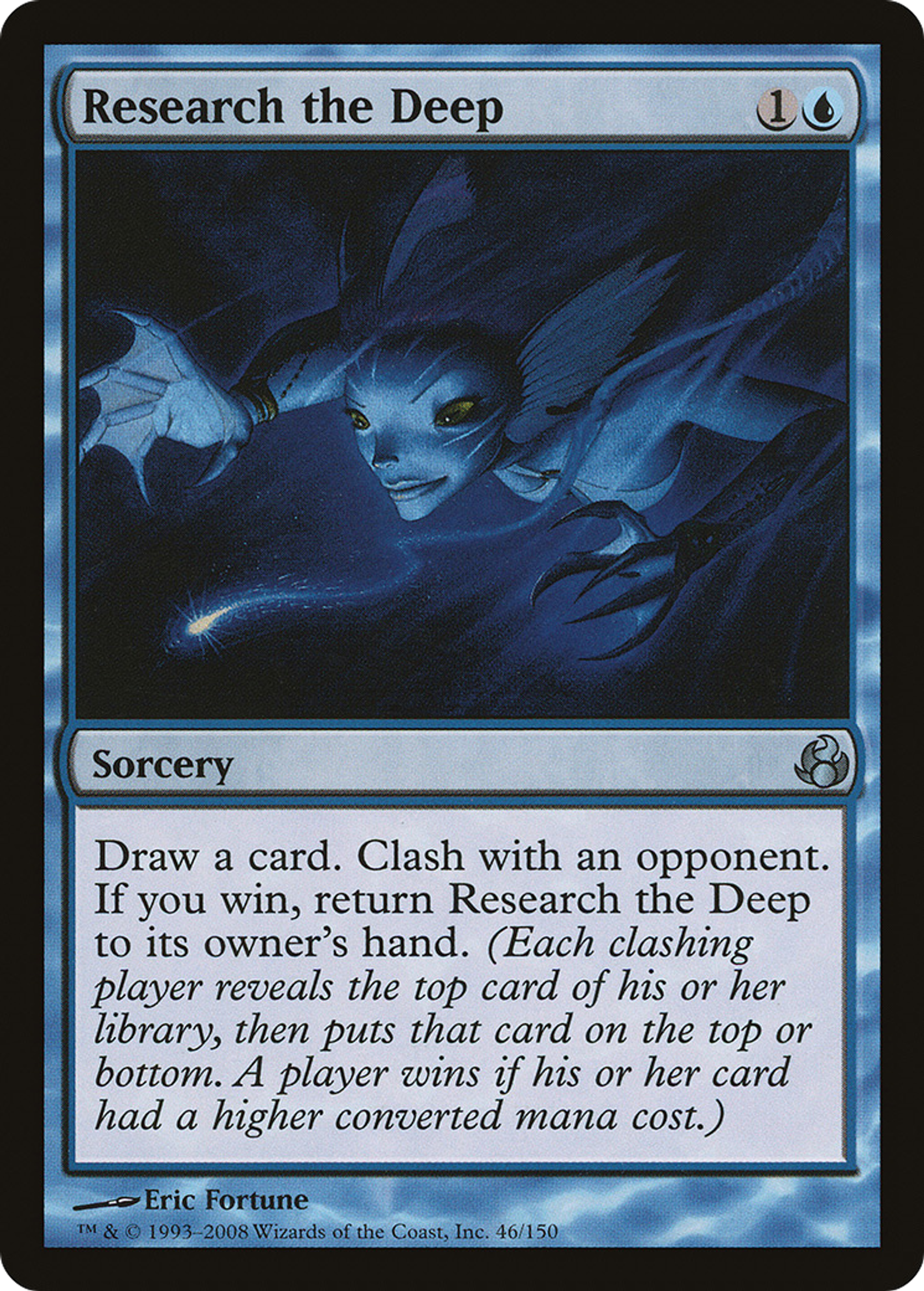 Recherche dans les profondeurs — Morningtide — Magic: The Gathering