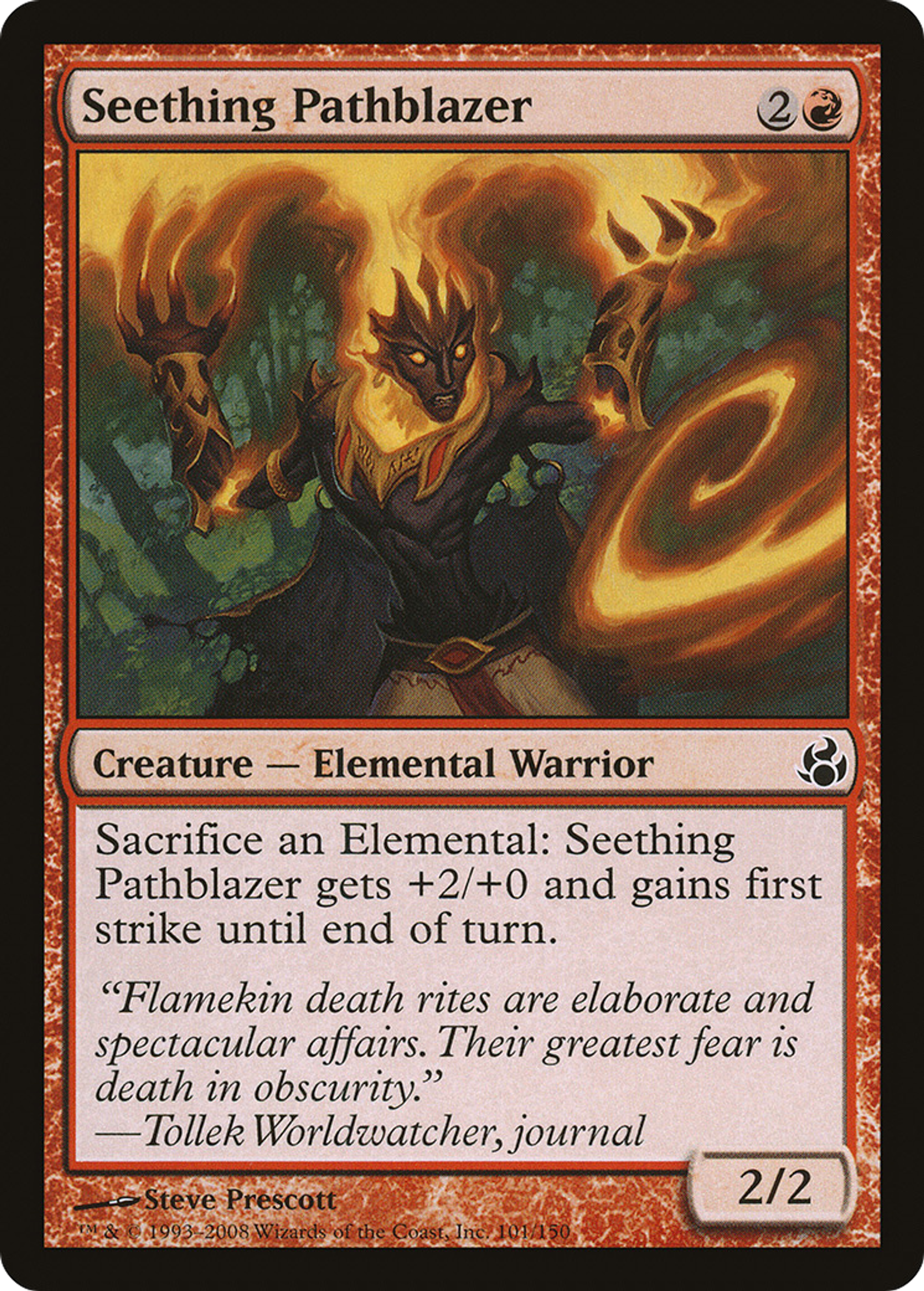 Seething Pathblazer — Morningtide — Magic: The Gathering