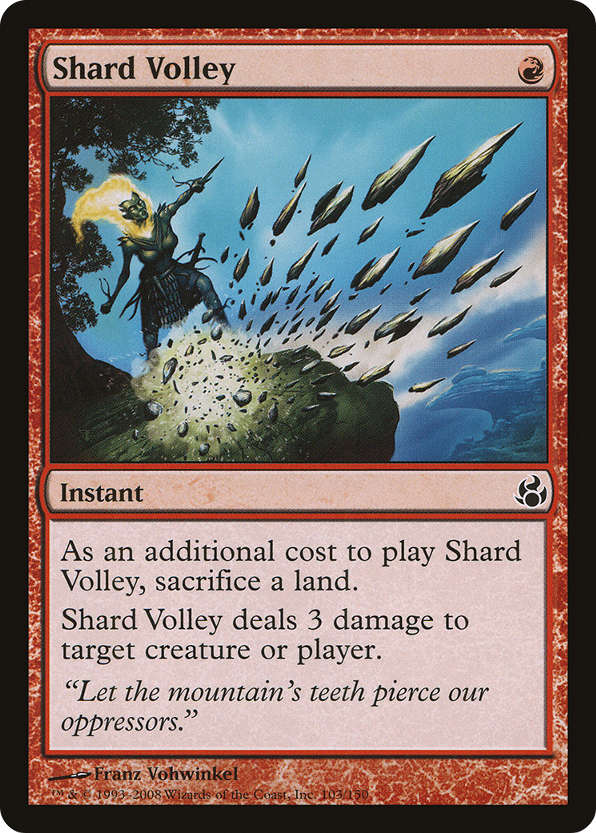Shard Volley — Morningtide — Magic: The Gathering