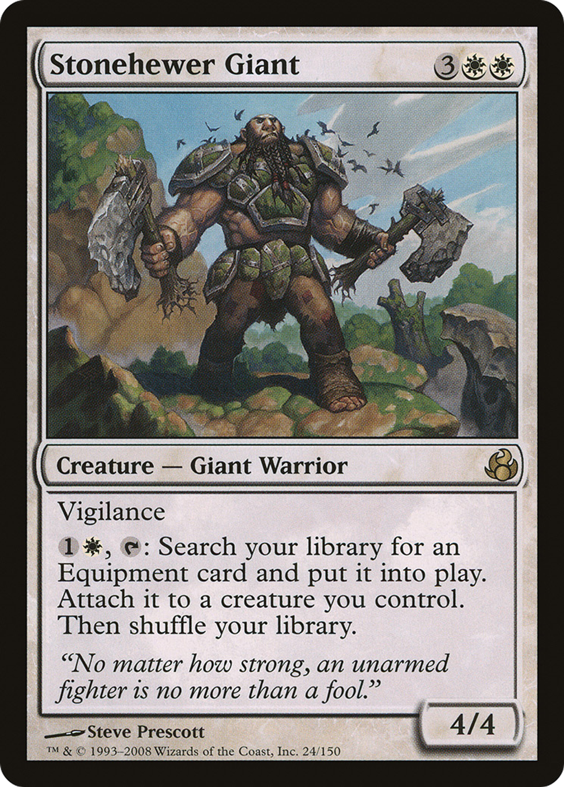 Stonehewer Giant — Morningtide — Magic: The Gathering