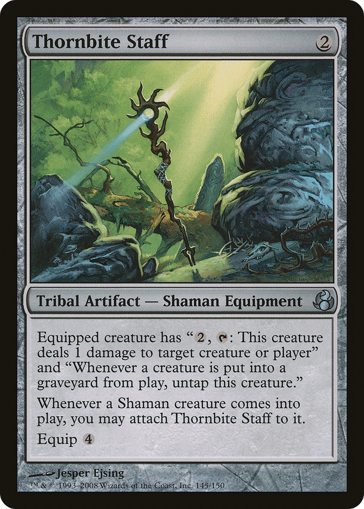 Thornbite Staff — Morningtide — Magic: The Gathering