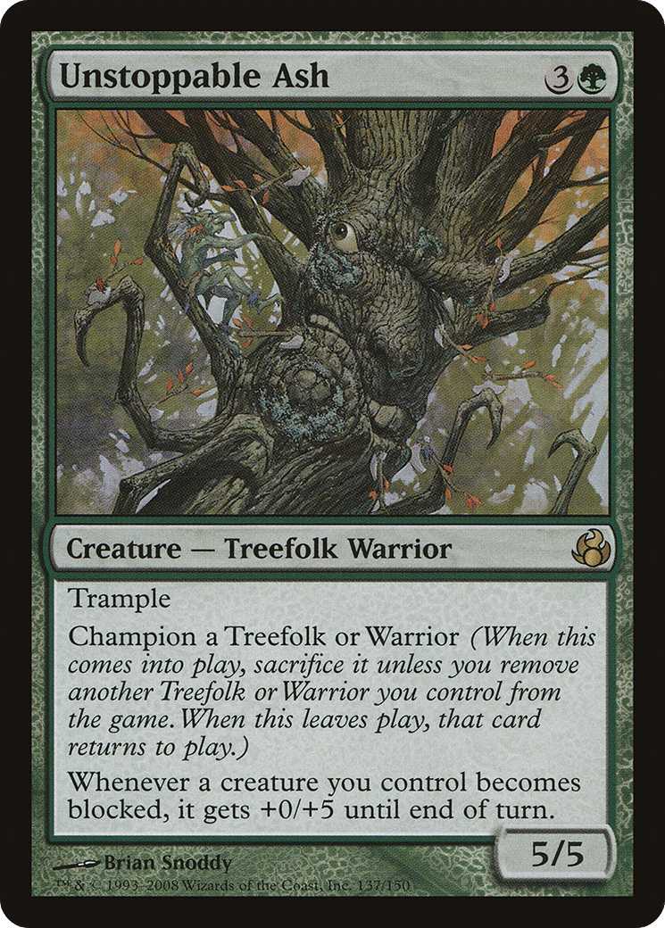 Unstoppable Ash — Morningtide — Magic: The Gathering