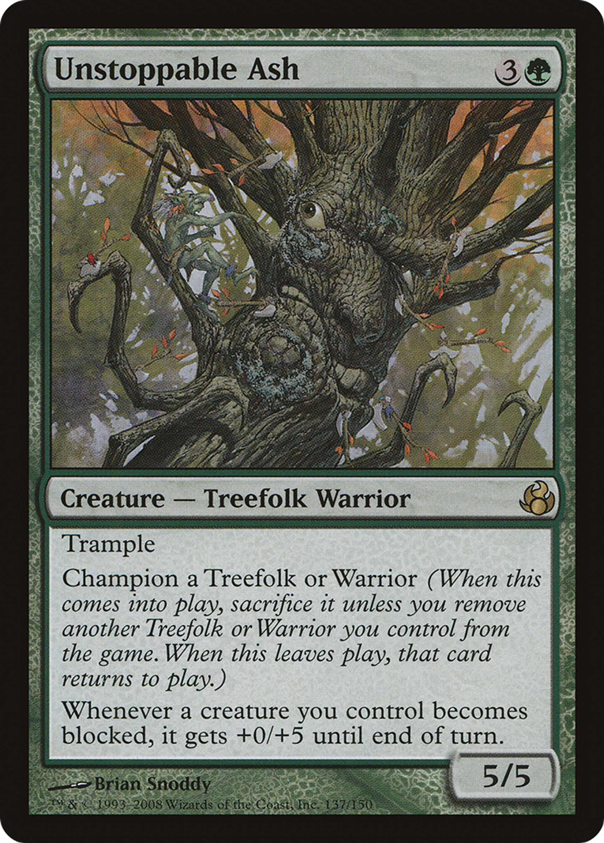Unstoppable Ash — Morningtide — Magic: The Gathering