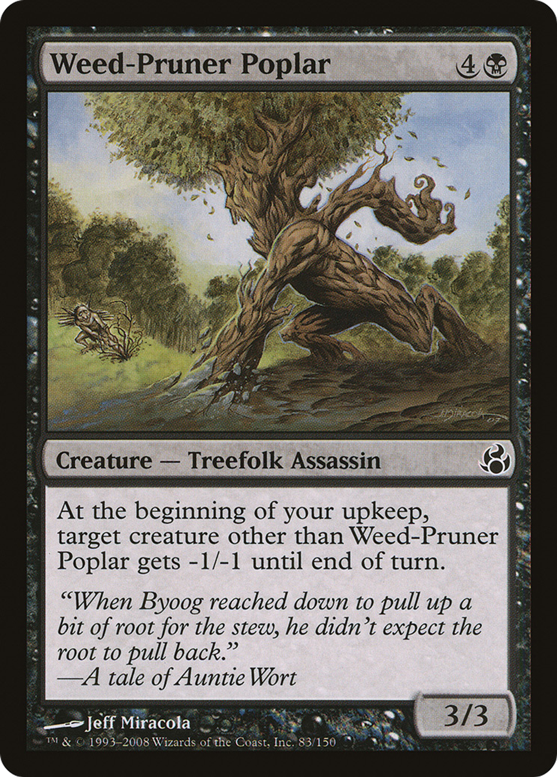 Weed-Pruner Poplar — Morningtide — Magic: The Gathering