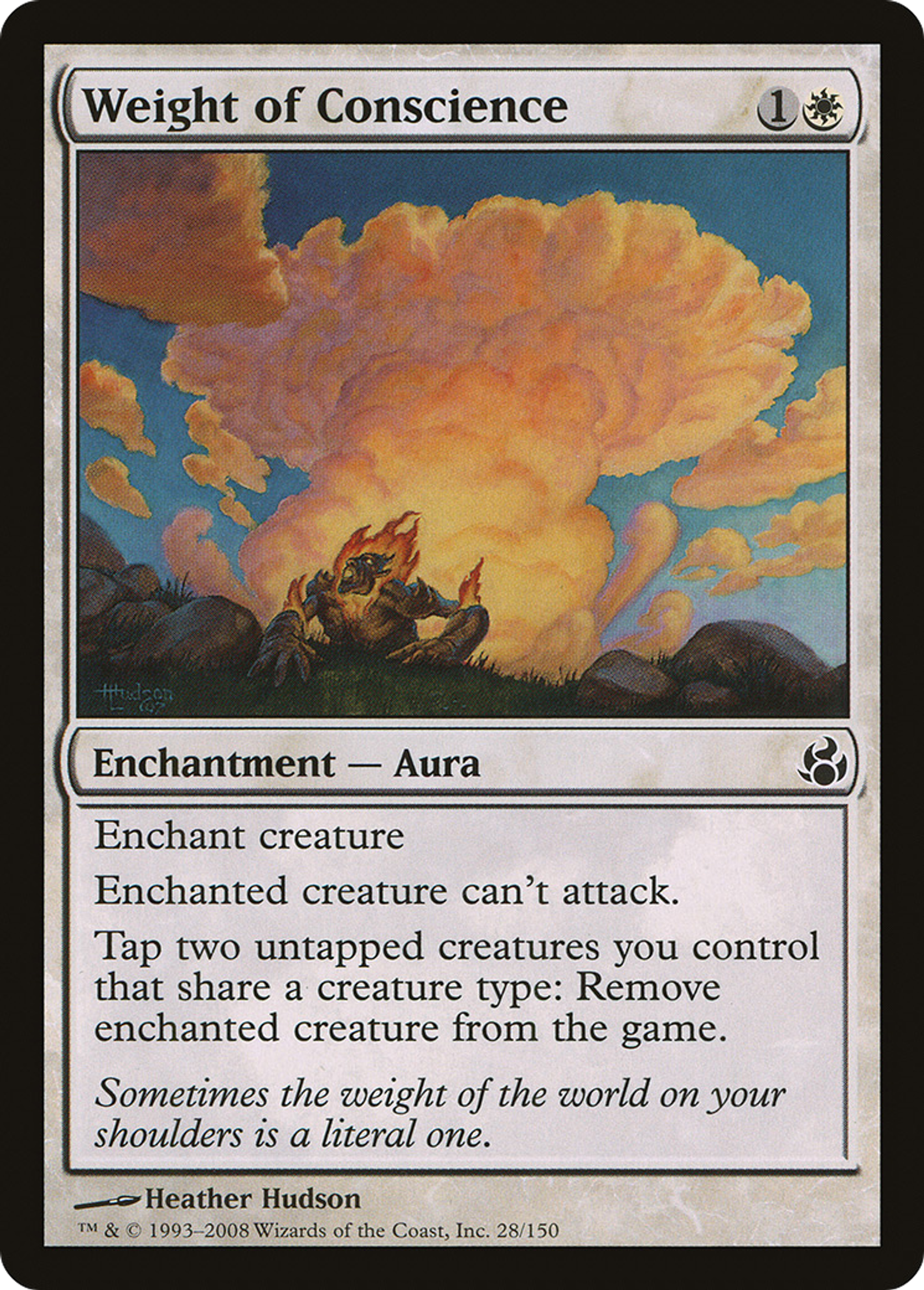Weight of Conscience — Morningtide — Magic: The Gathering