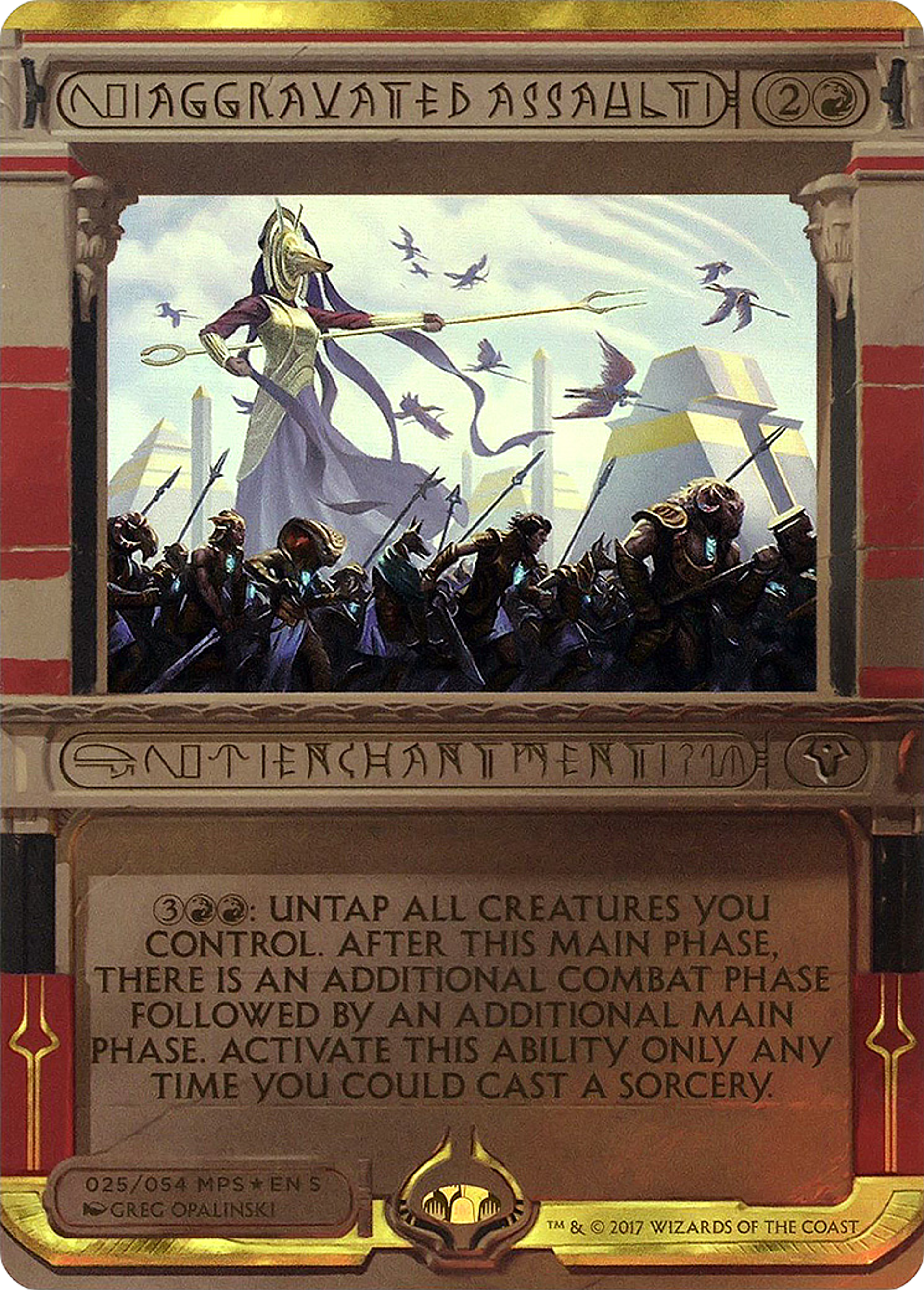 Aggravated Assault — Amonkhet Invocations — Magic: The Gathering